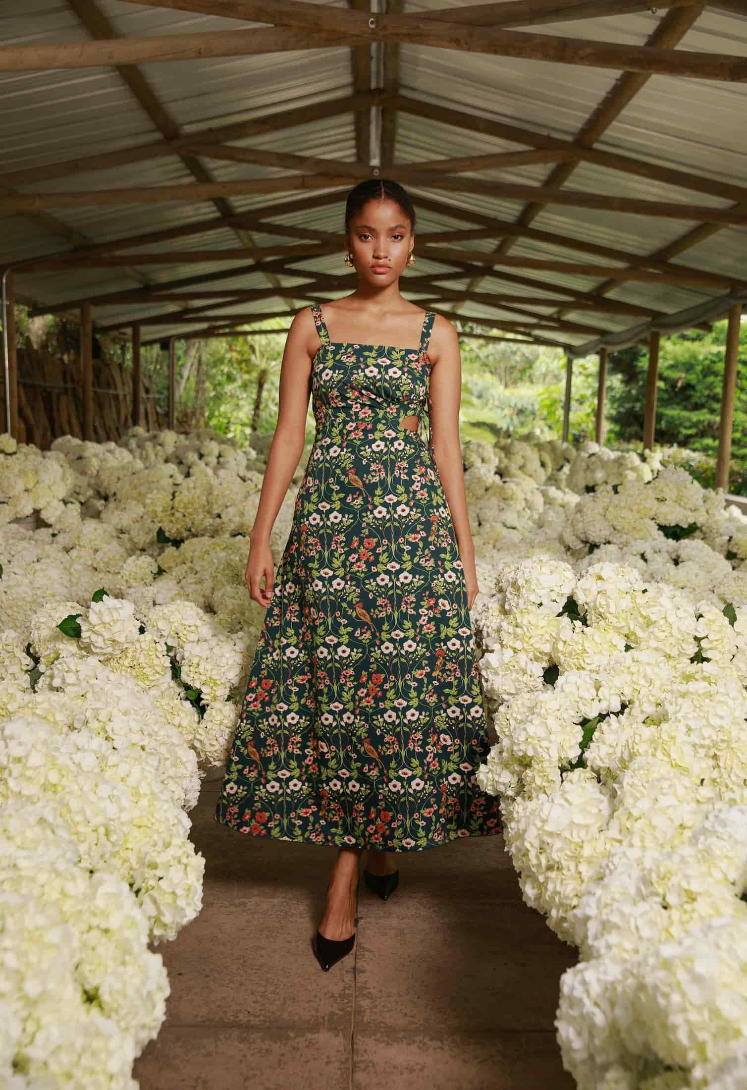 Verano Mosquetero Midi Dress - miniatura 2