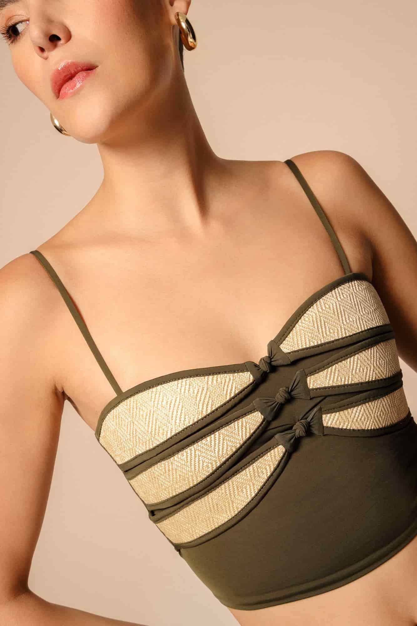 ODILIA TOP / Verde Oliva - miniatura 3