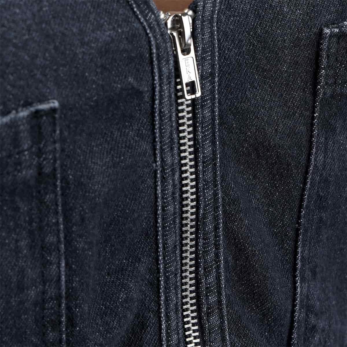 Chaleco Denim Gris Mujer - miniatura 5