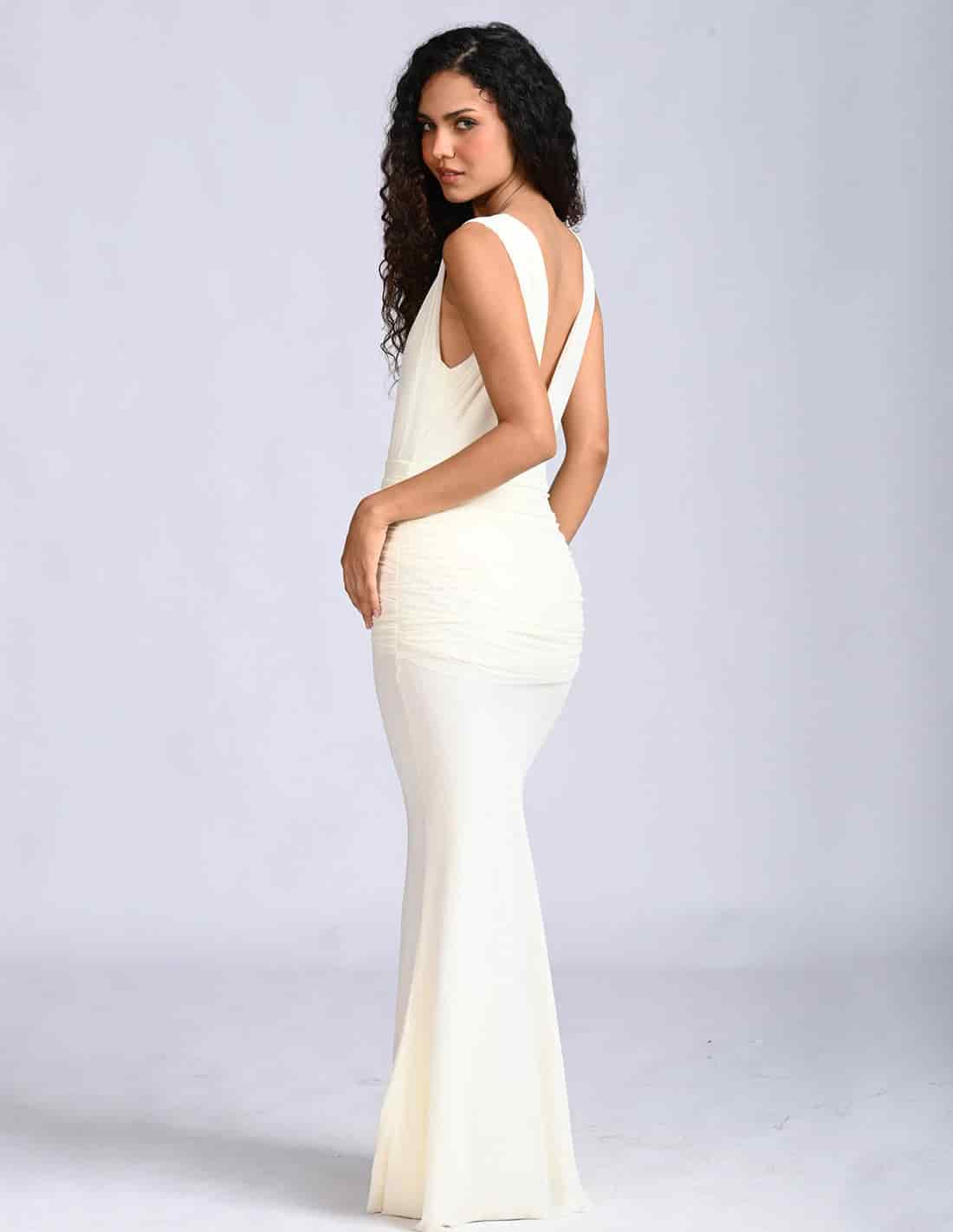 Vestido Naia Marfil - miniatura 2