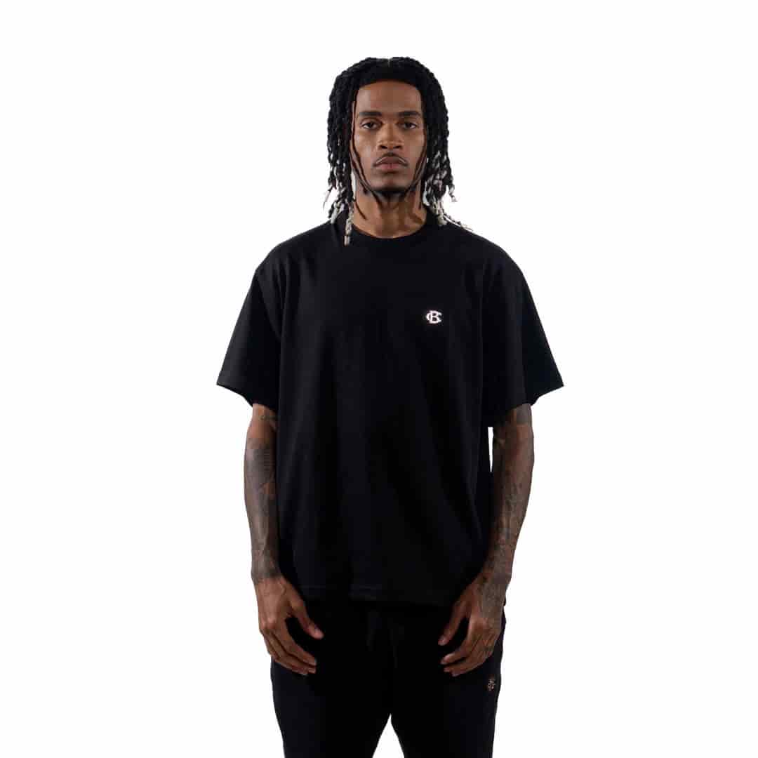 Camiseta Oversize Negra | Basics Chrome - miniatura 4