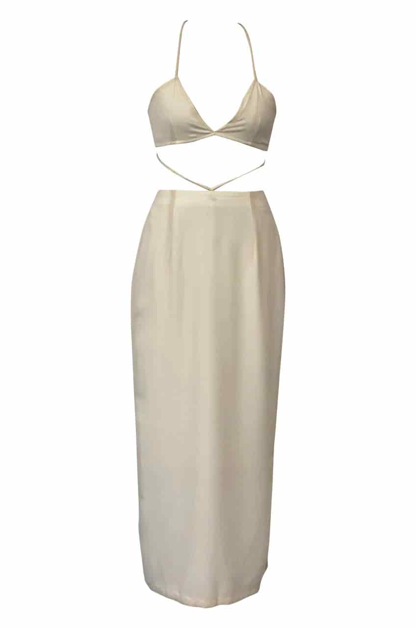 VESTIDO STRAP WHITE - miniatura 2