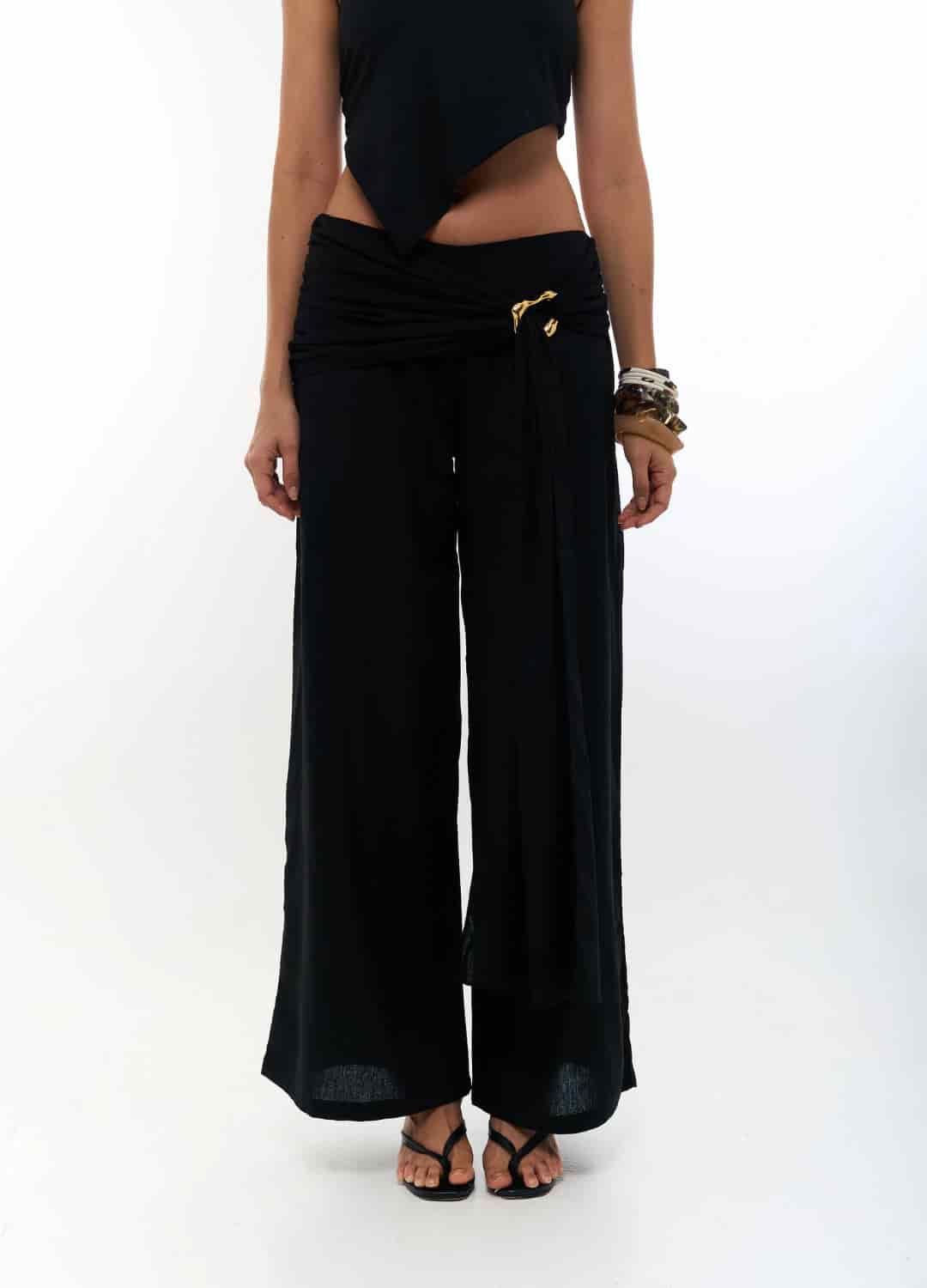 Pantalon Kiss Goodbye Negro - miniatura 1
