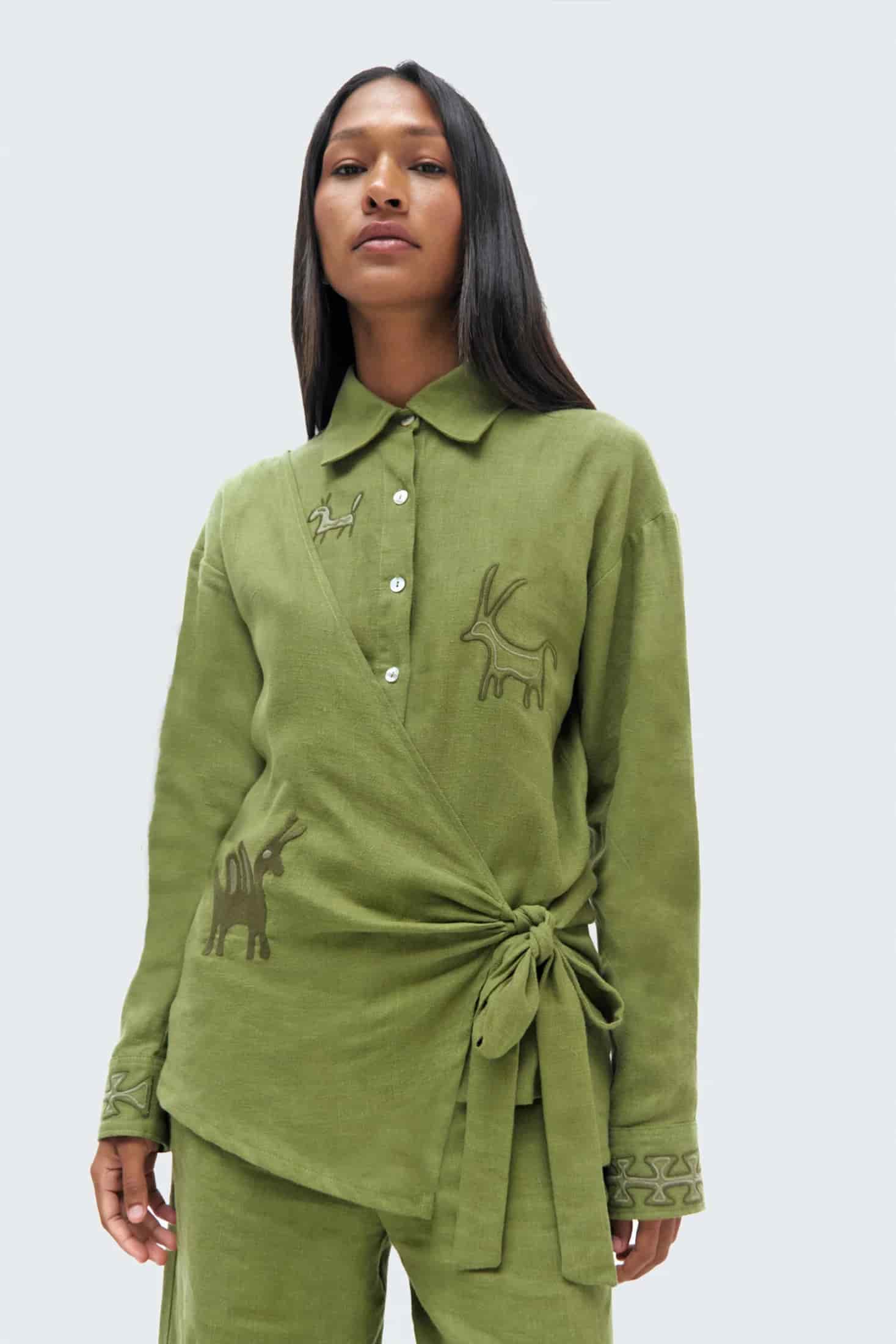 Blusa Cruzada Pilche - miniatura 3