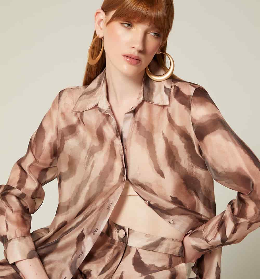 Blusa camisera manga larga - miniatura 4