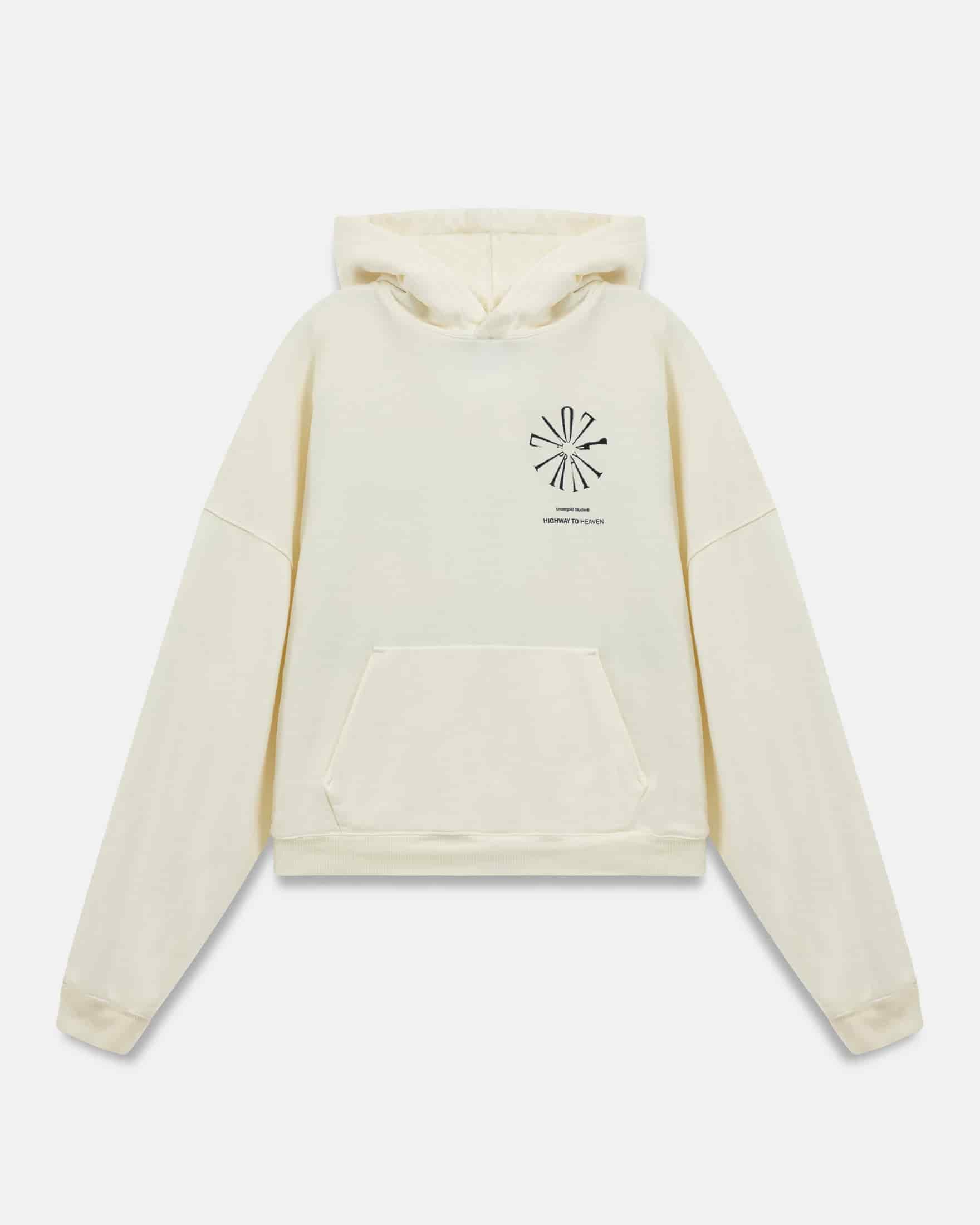 Spring Pray 4 Love Boxy Fit Hoodie White - miniatura 3