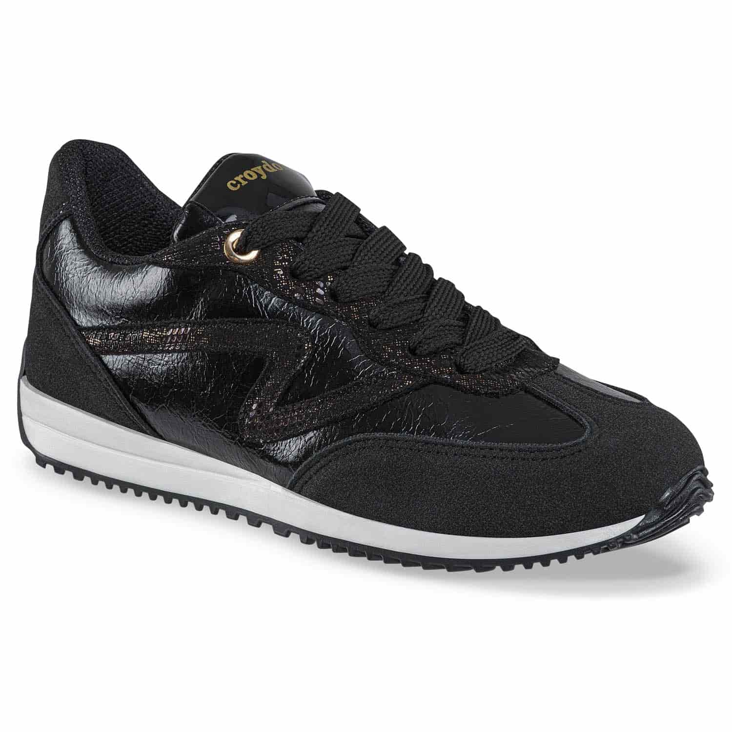 Tenis Urbanos Quimbaya Negro Croydon Para Mujer - miniatura 1