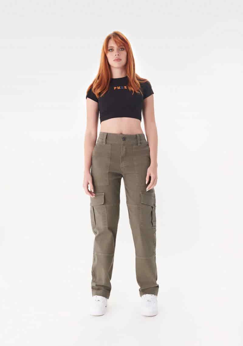 College Black Crop top - miniatura 3