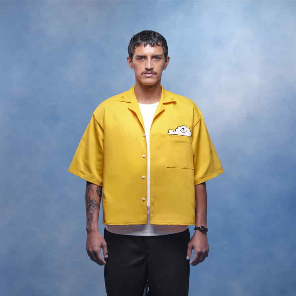 Camisa de botones nube amarilla - miniatura 2