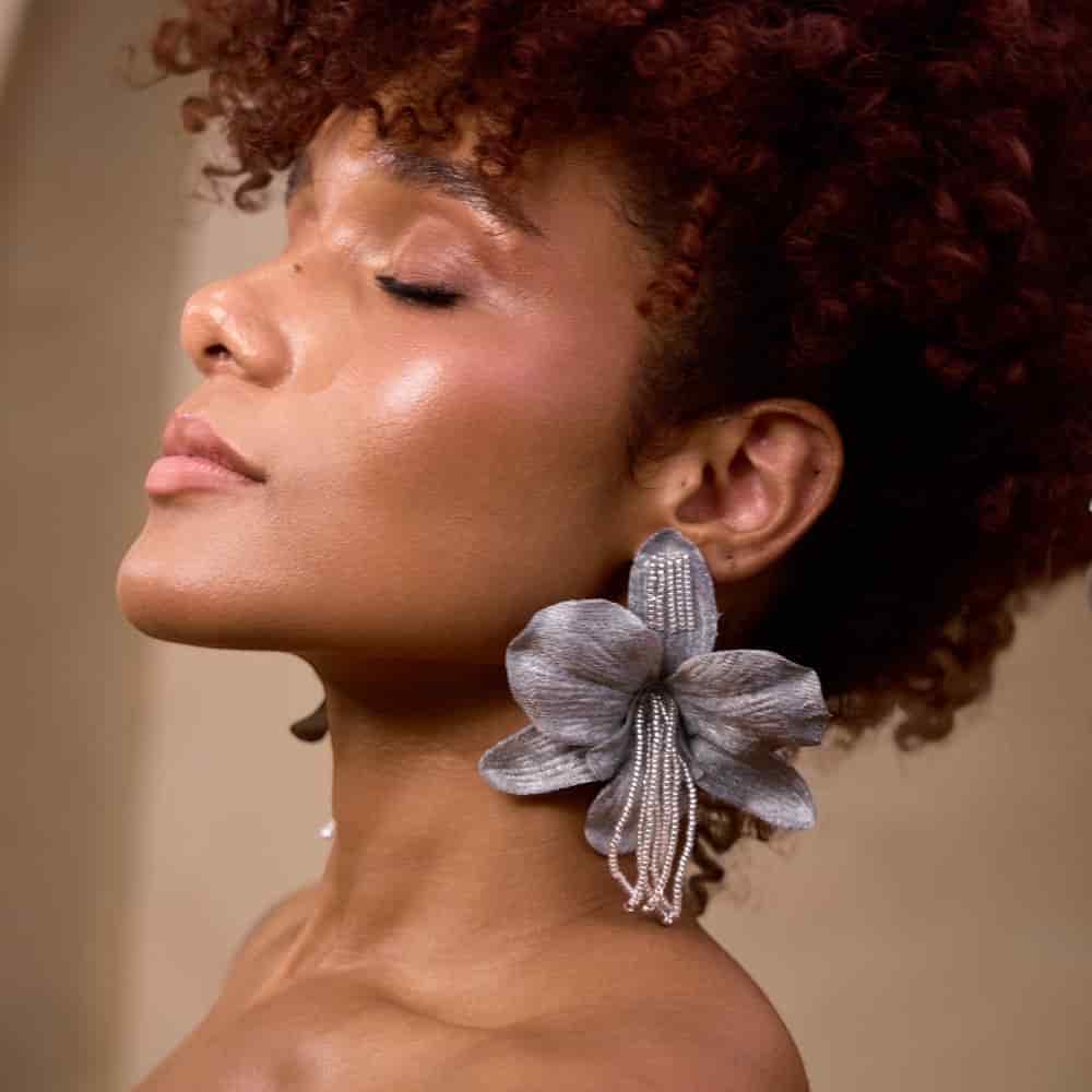 Aretes Orquídea Alma Topos - miniatura 10