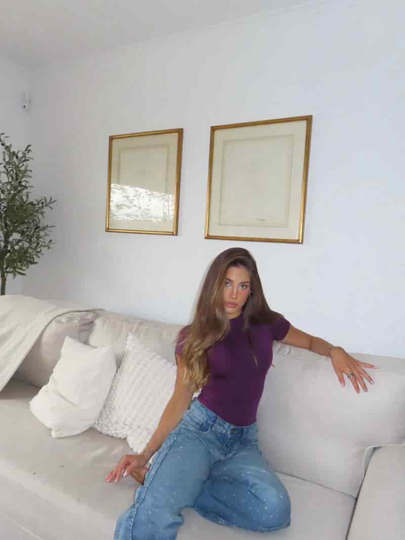 Body en Lycra Zoe - Berenjena - miniatura 3