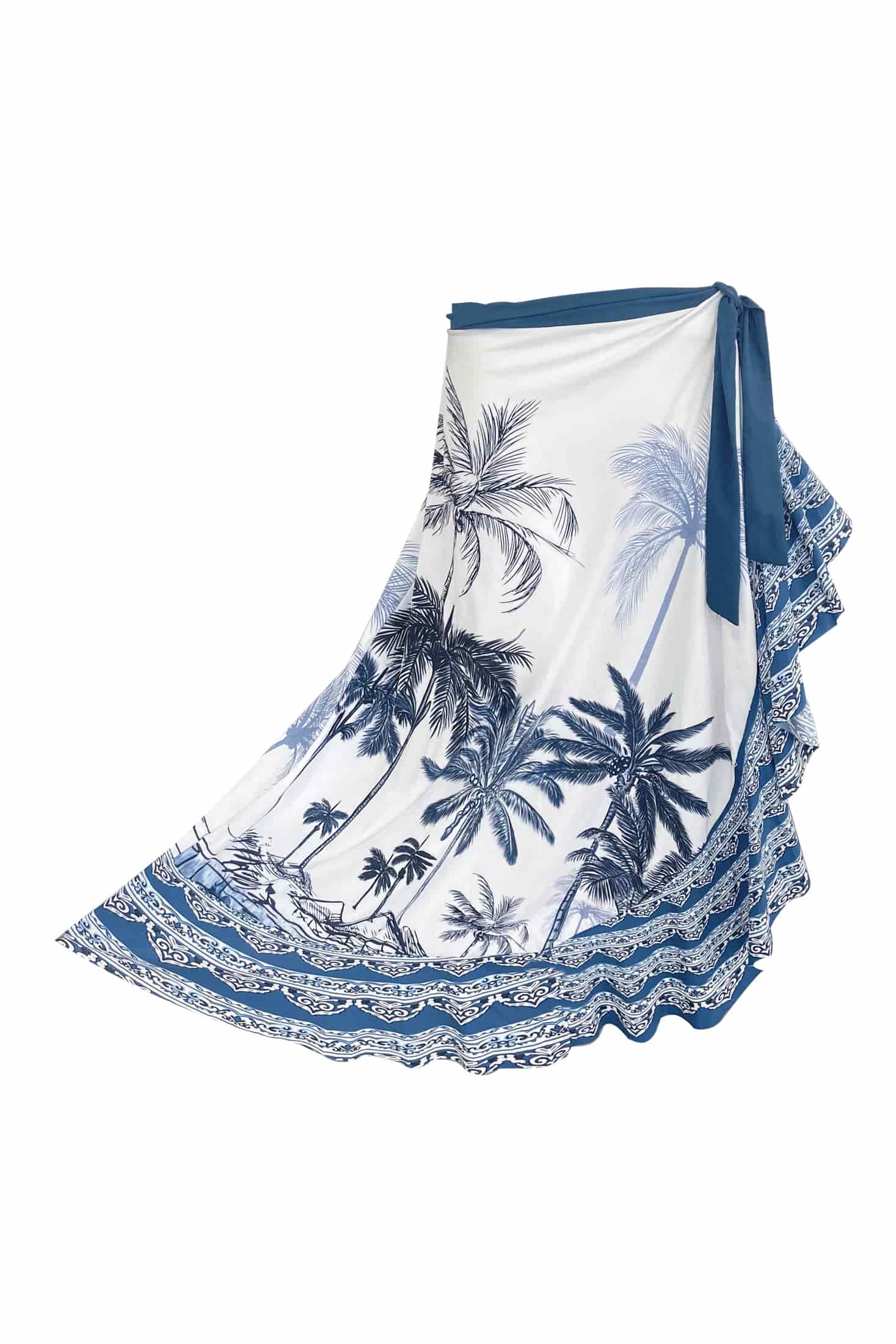 Falda Bolero Palmeras Azul - miniatura 5