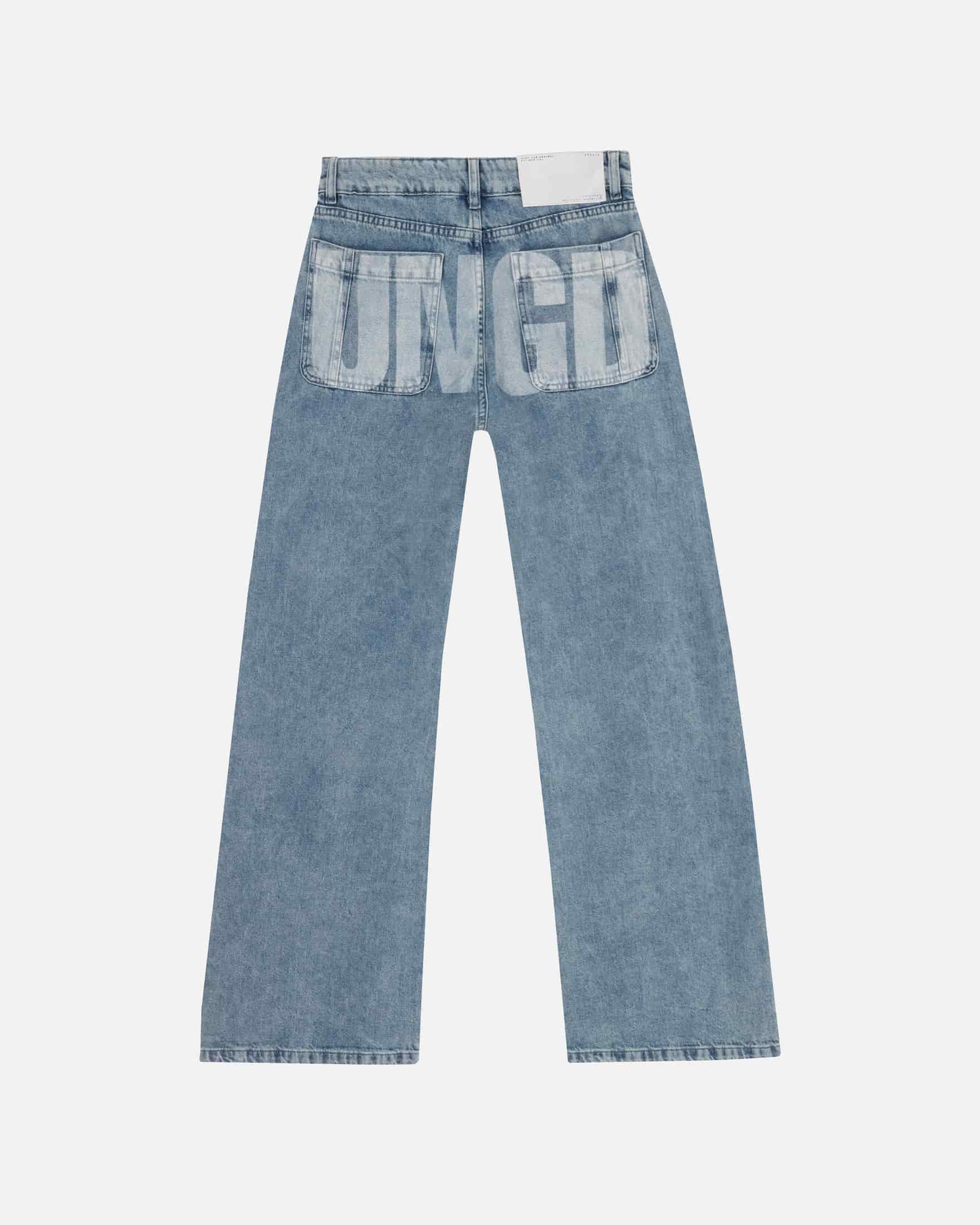 W Basics UNGD Wide Jean Washed Blue - miniatura 1