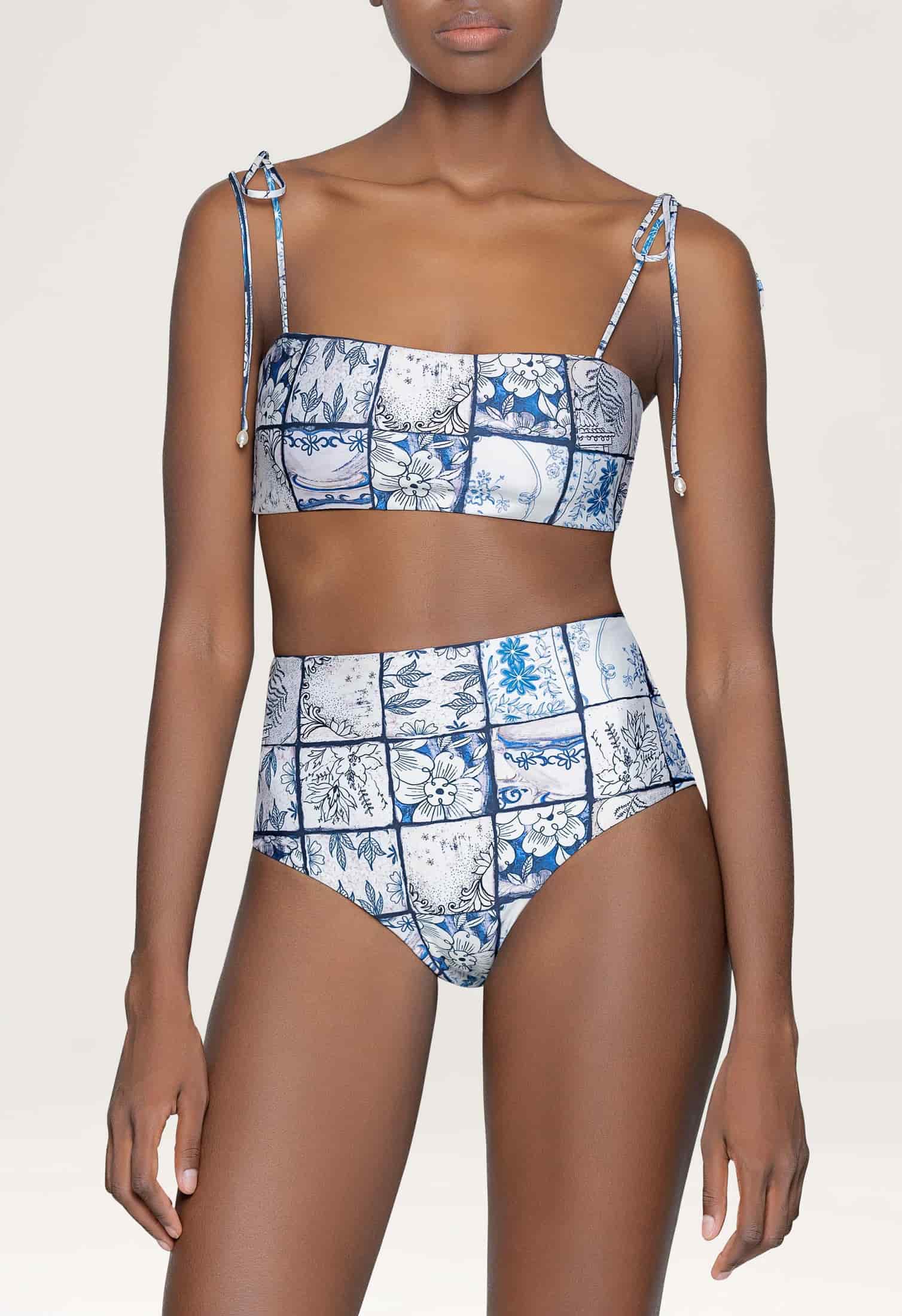 Magenta Porcelana Bikini Bottom - miniatura 3