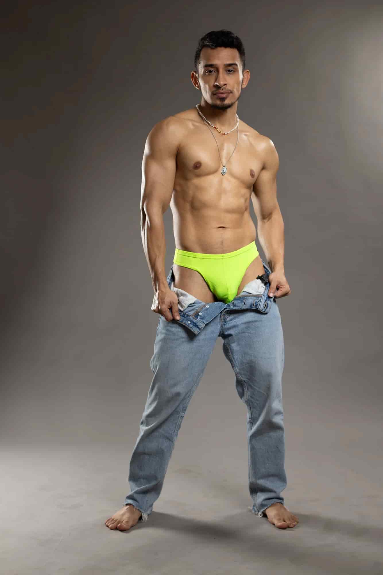 Thong Green Neon - Unlined - miniatura 2
