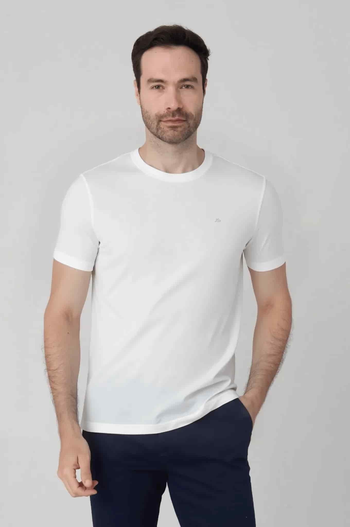 Camiseta cuello redondo para hombre Jon Sonen 020424008 - miniatura 10