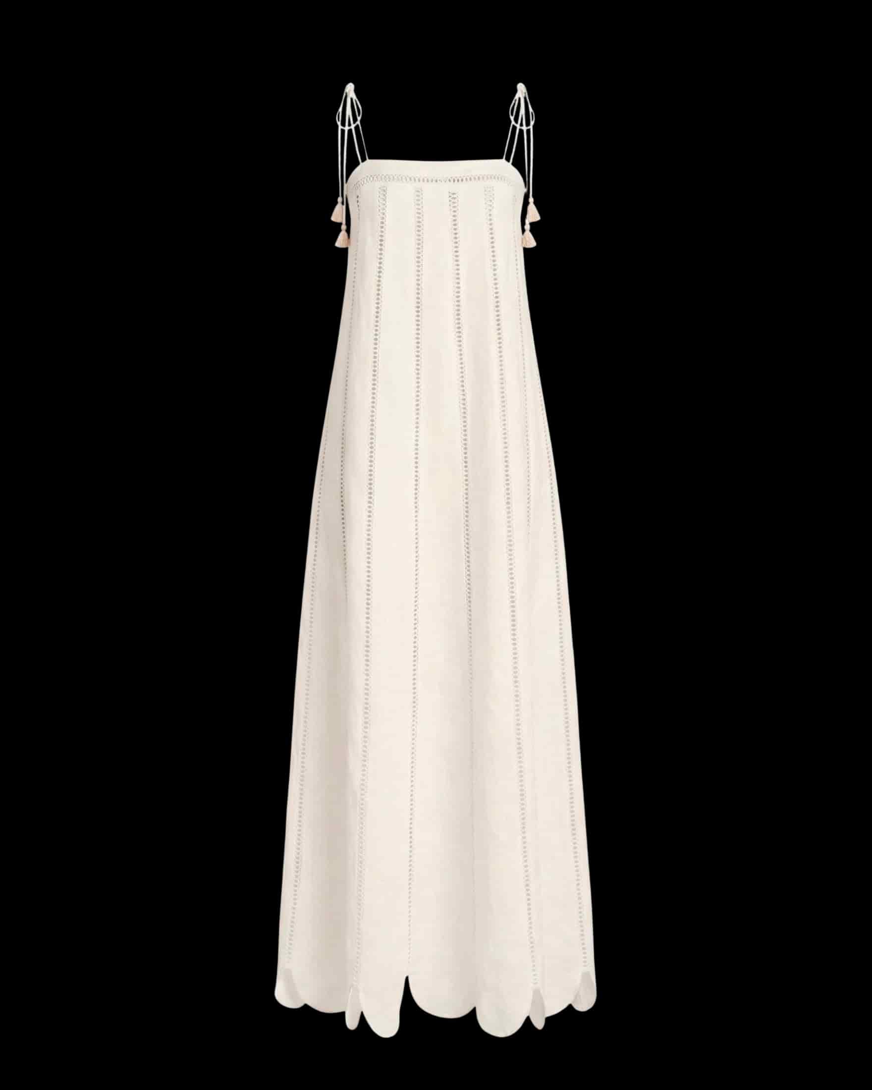 NILO DRESS IVORY - miniatura 1