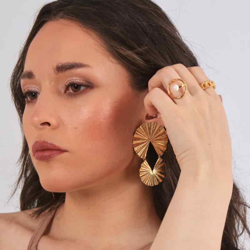 Solara Fan Earrings - miniatura 6