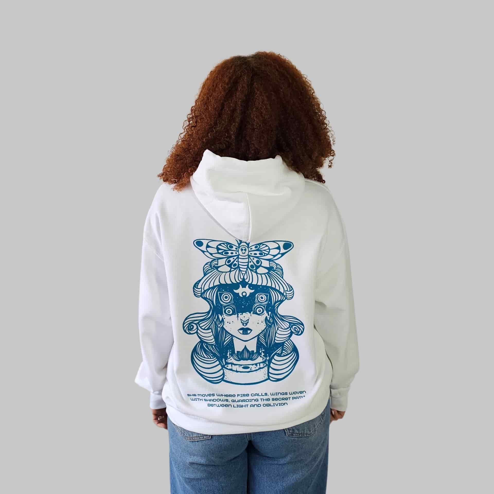Hoodie - Moth Girl - miniatura 2