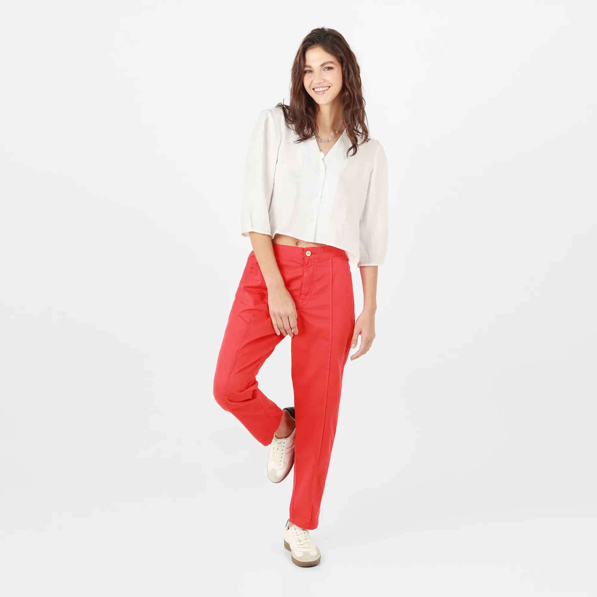 Pantalon Tiro Alto Bota Recta - miniatura 1