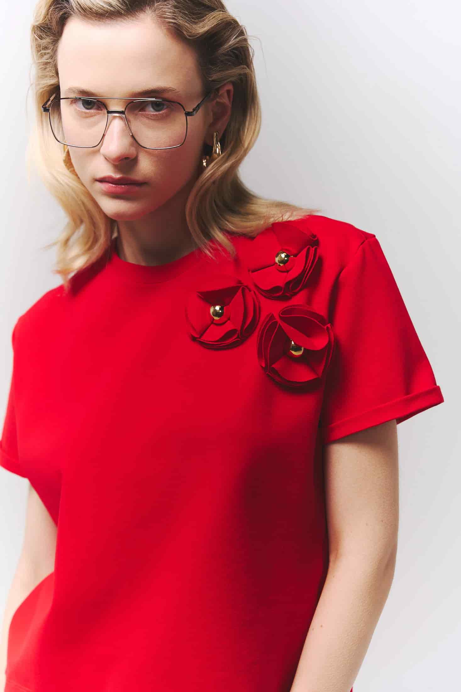 T-shirt Magnolia Cherry Red - miniatura 1