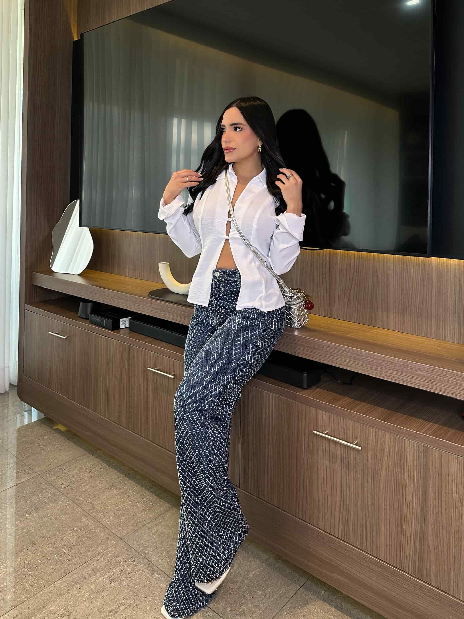 PANTALON OLIVIA AZUL - miniatura 1