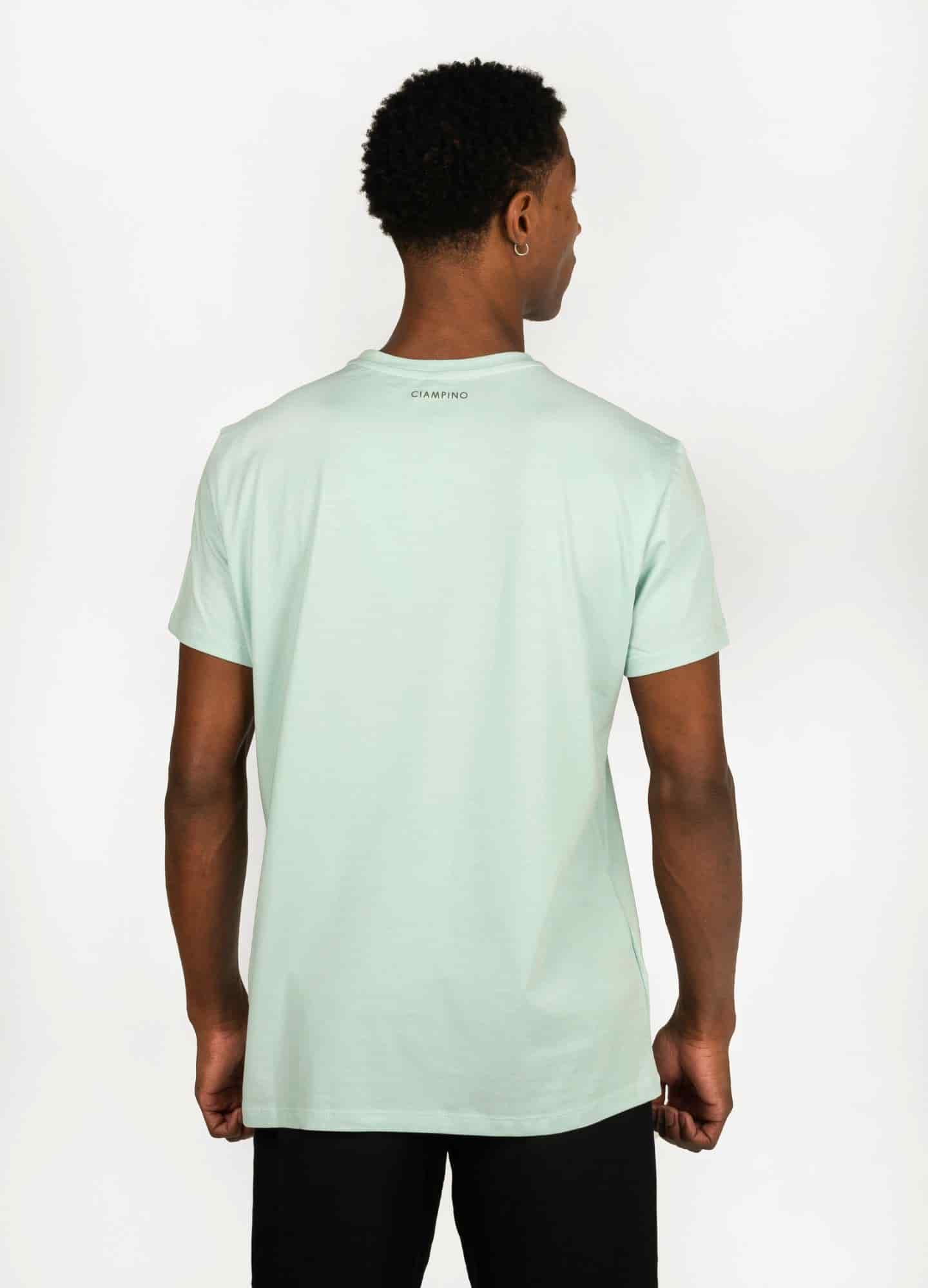 Basic Perezoso Camiseta Regular – Celeste - miniatura 2