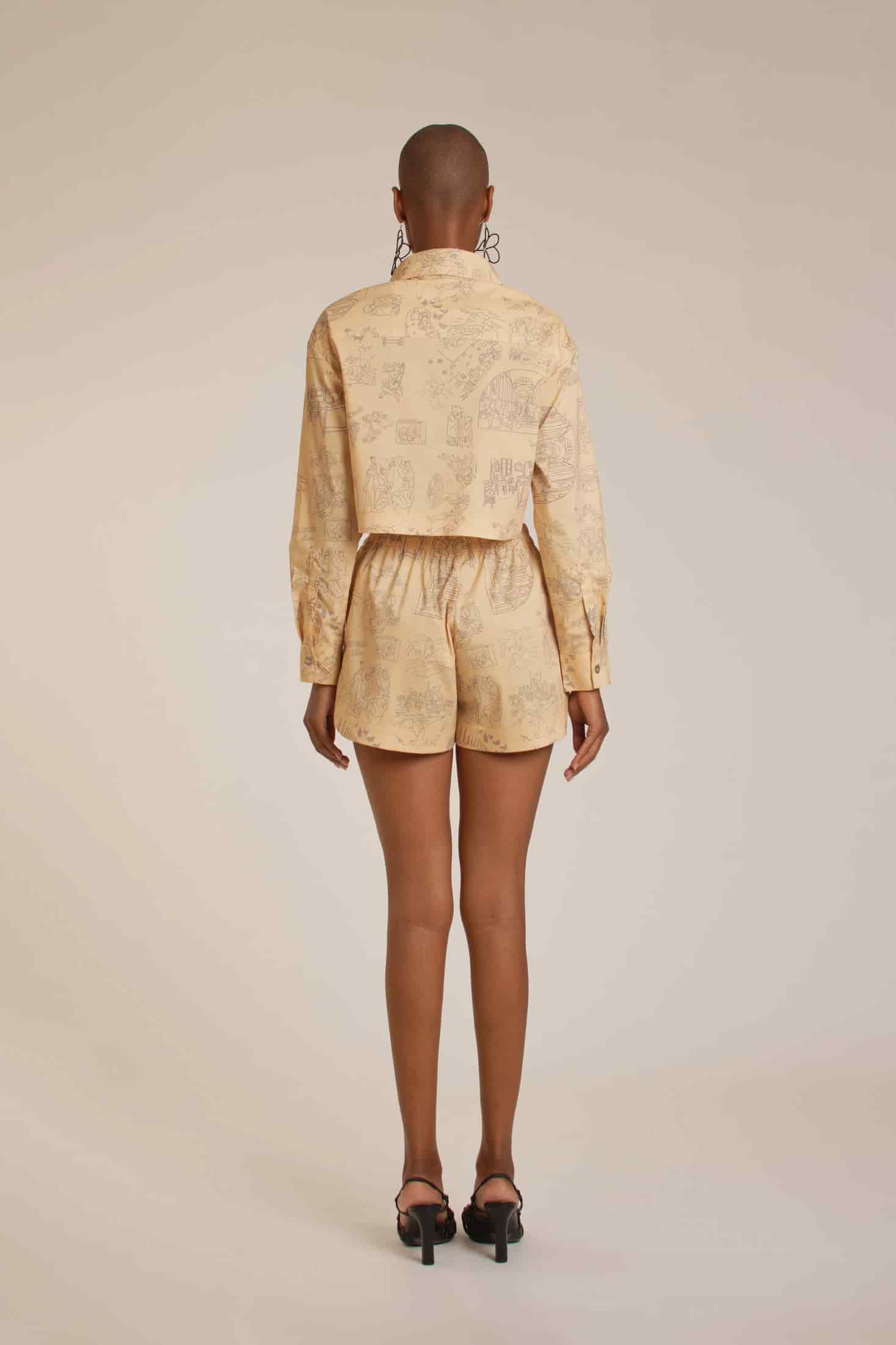 'Life Cycle' Shirt - Butter Yellow - miniatura 4