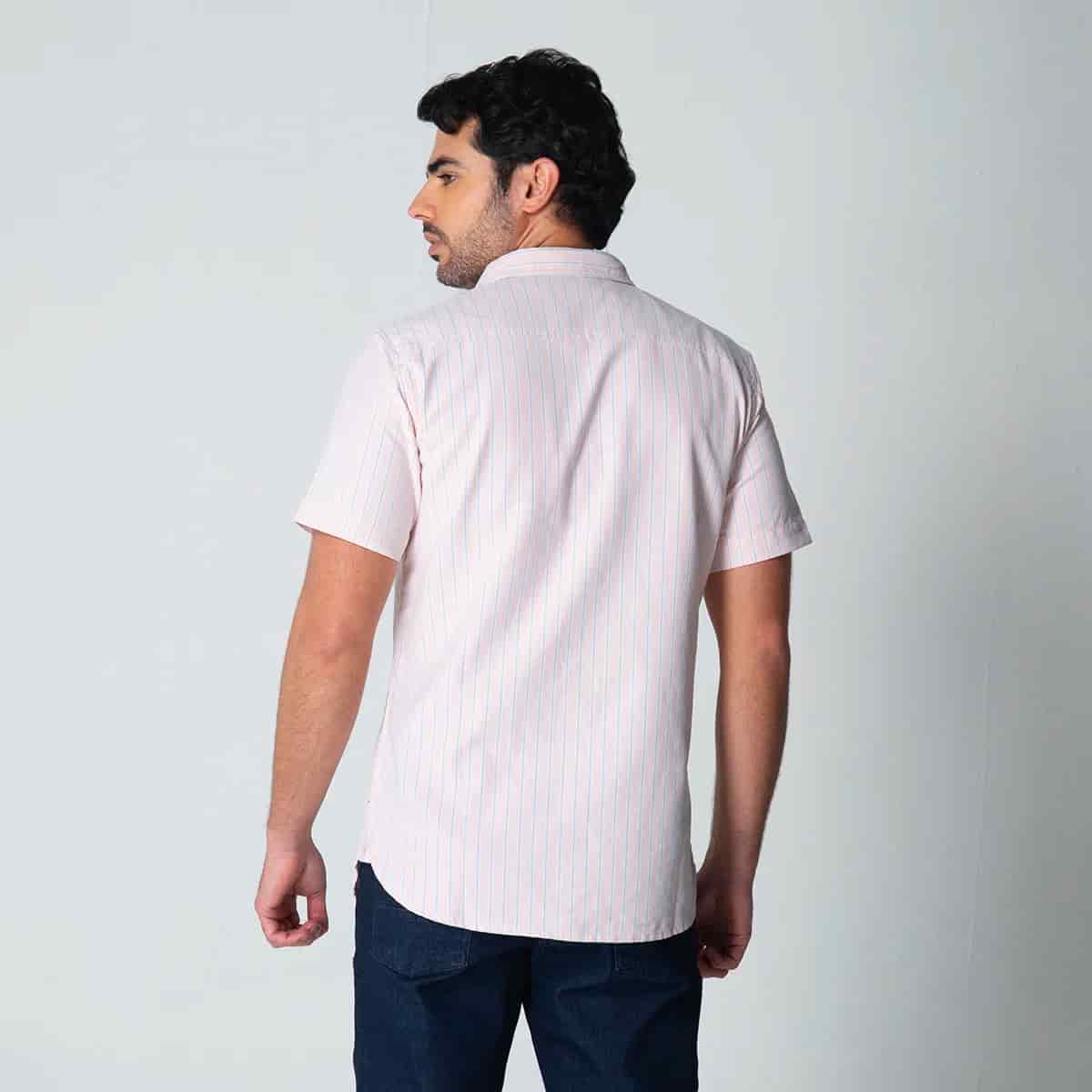 Camisa Slim Manga Corta Caleb - miniatura 5