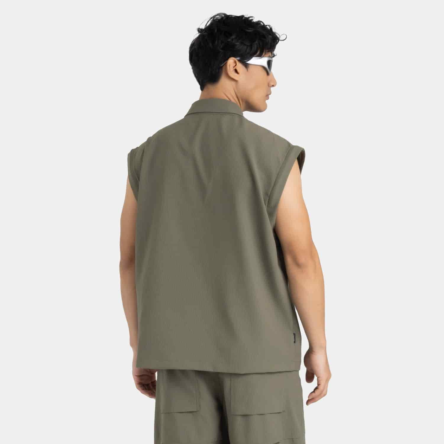 Convertible Utility Jacket Military Green - miniatura 19