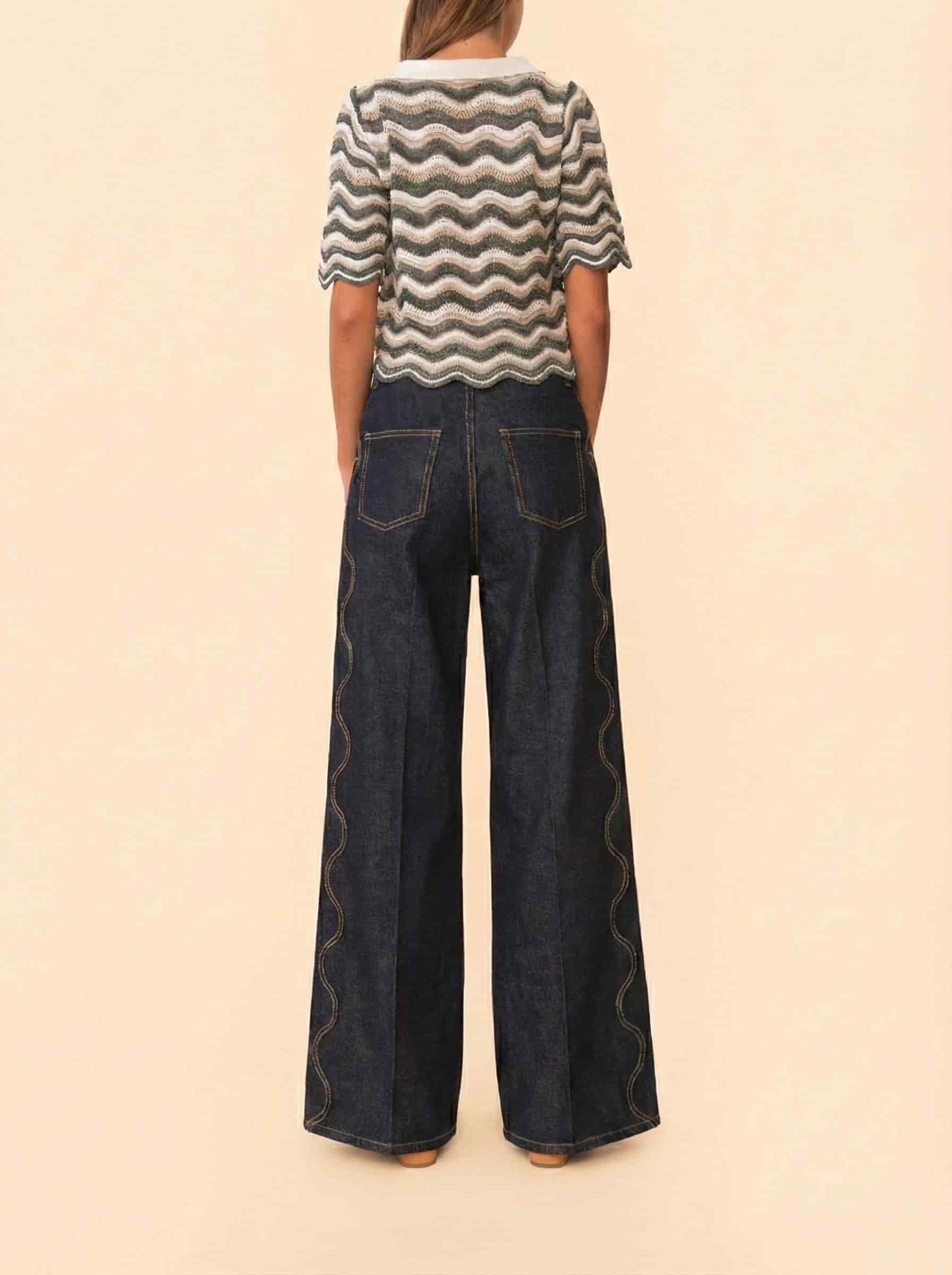 MALAI JEAN NAVY - miniatura 4