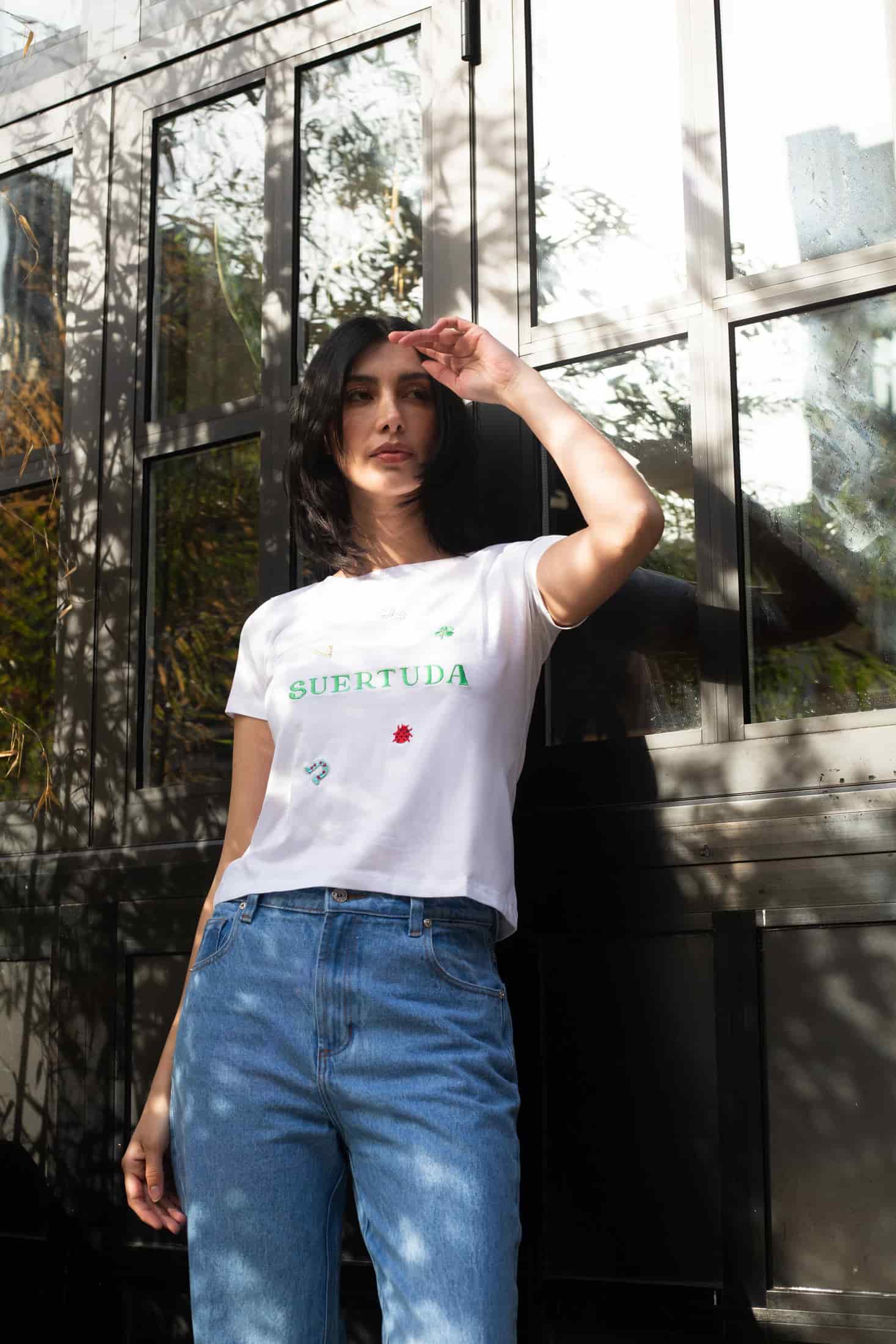 Suertuda Basic/Cropped Tee - miniatura 2