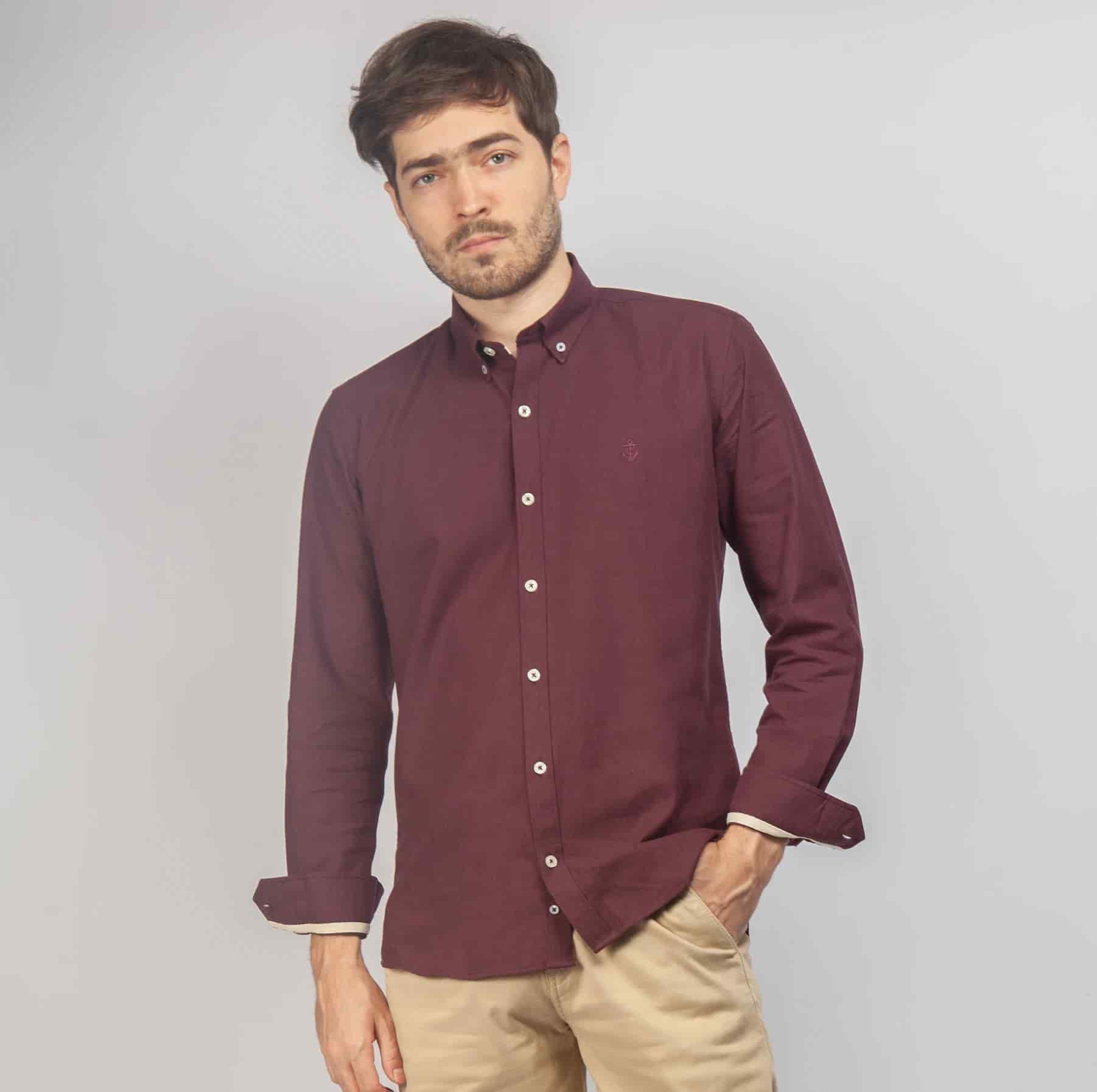 Camisa Vino - miniatura 1