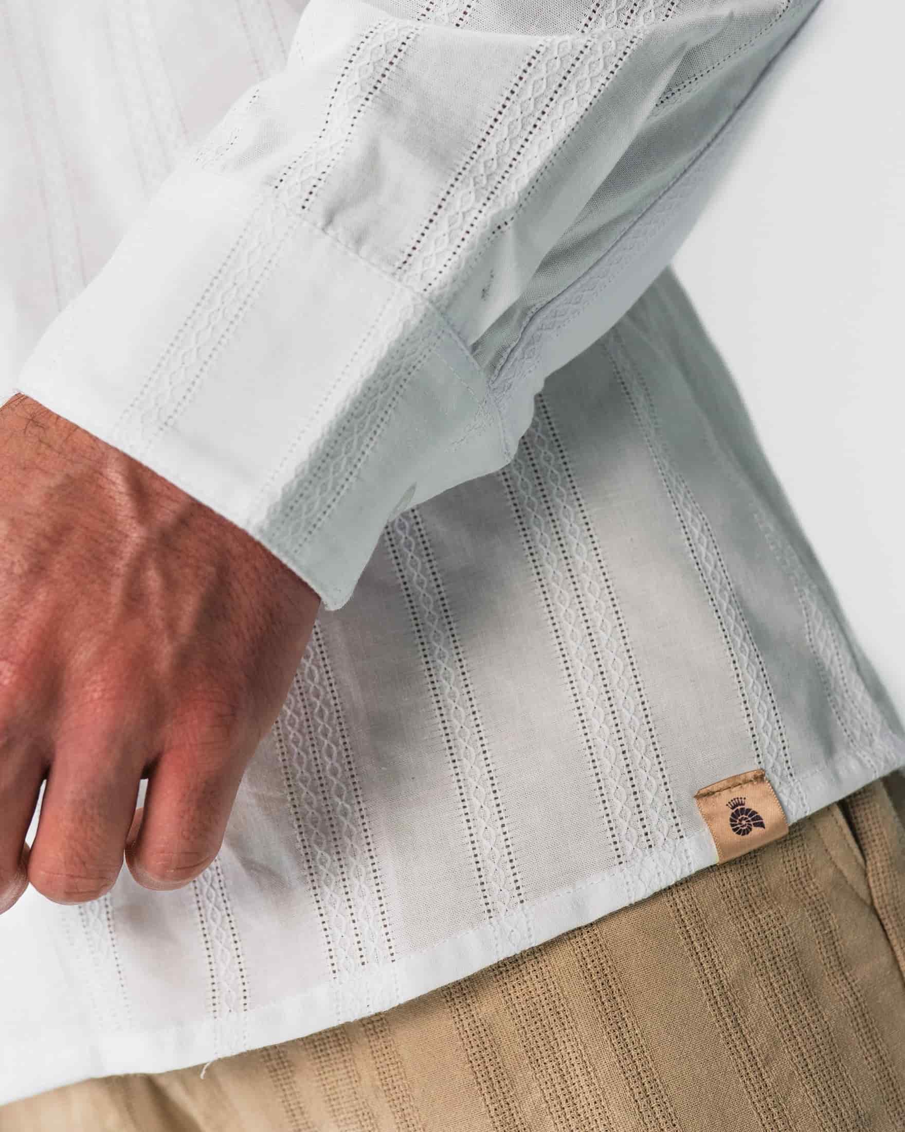 Camisa Artesana Blanca - miniatura 3