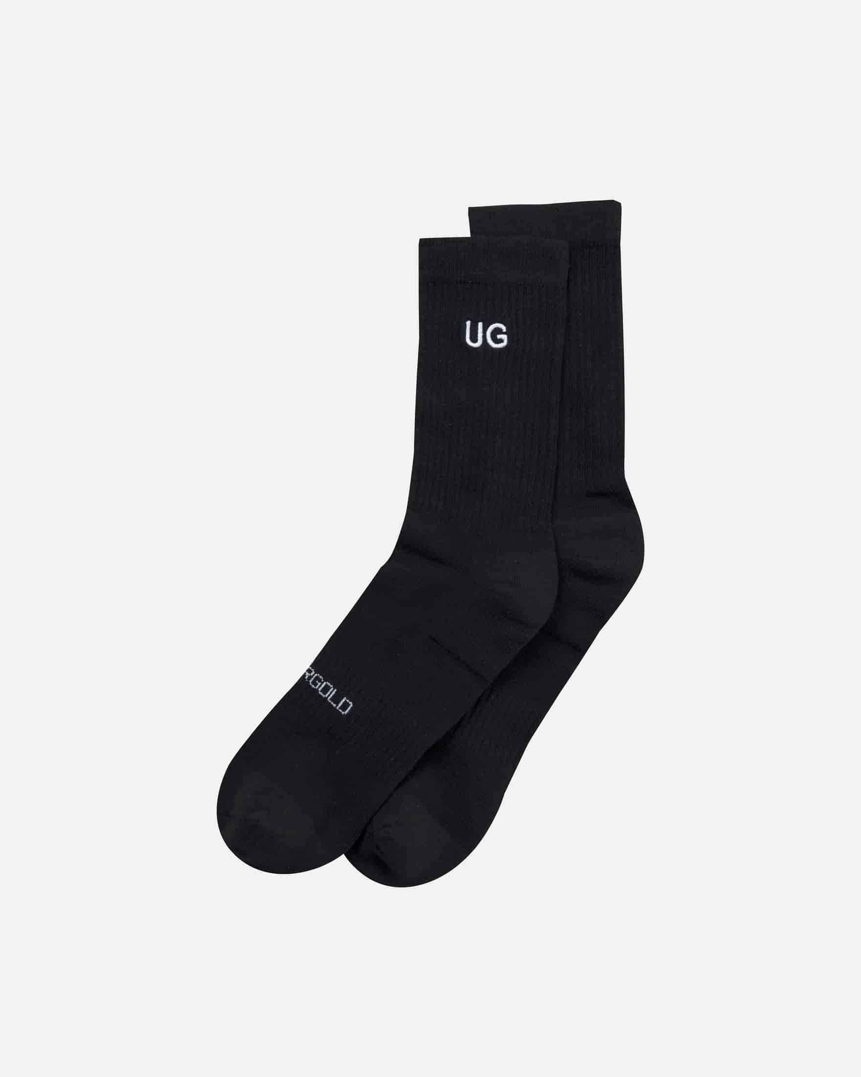 Basics Embroidered UG Socks White - miniatura 1