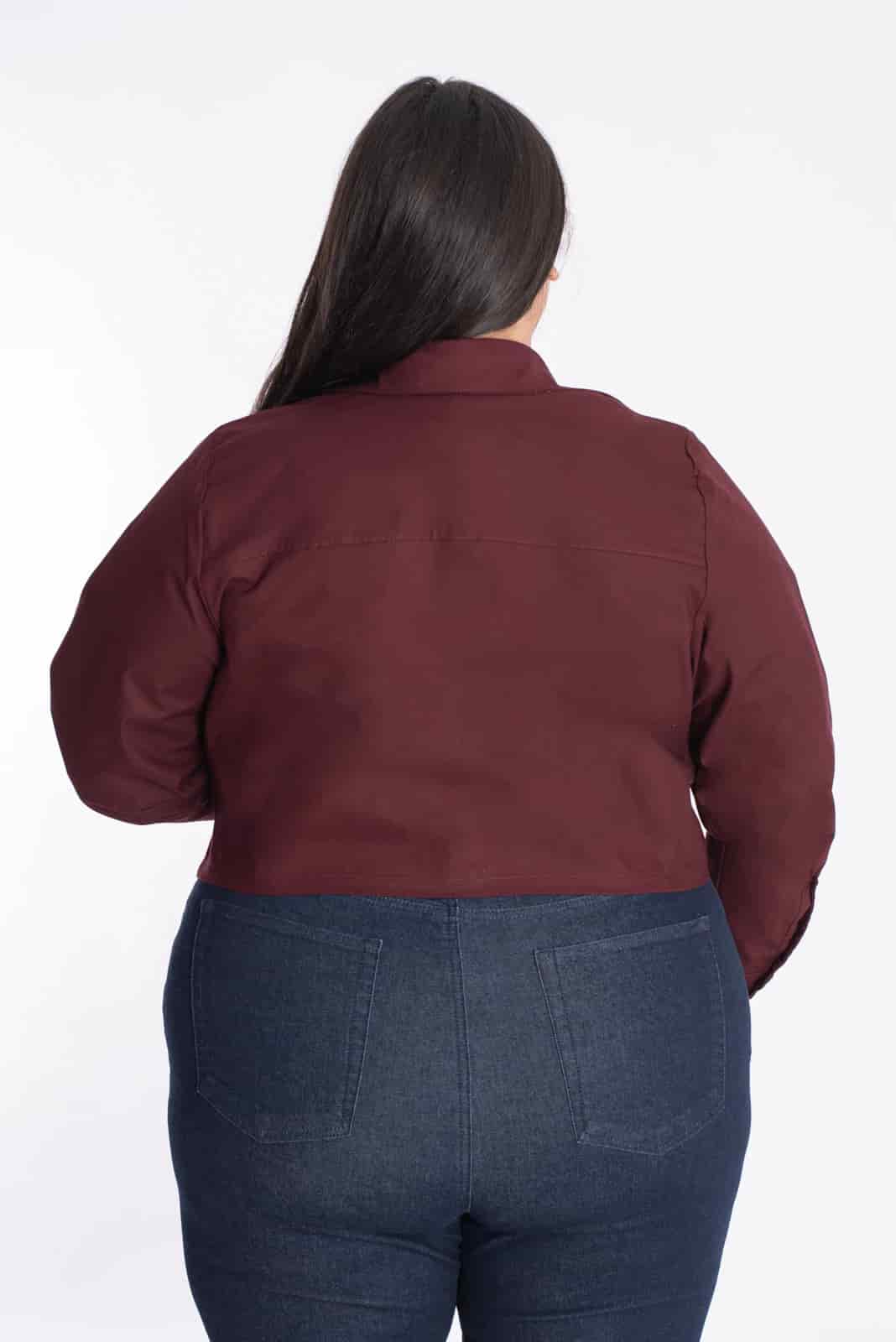 Chaqueta Ramona Vino Tinto - miniatura 5