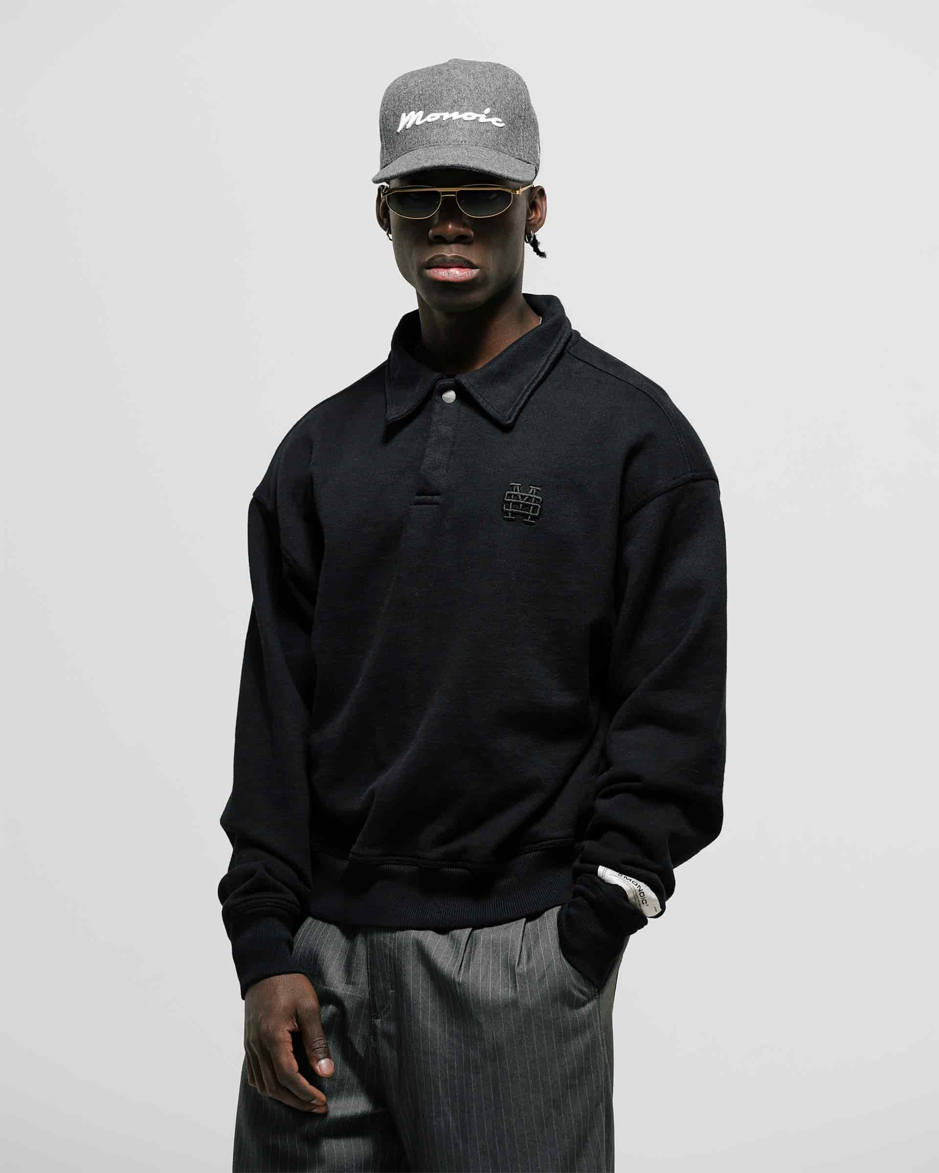 Polo Sweater - Negro Oscuro - miniatura 2