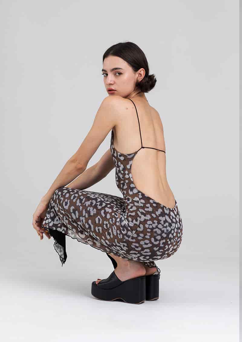 SNELL LEOPARD DRESS - miniatura 2