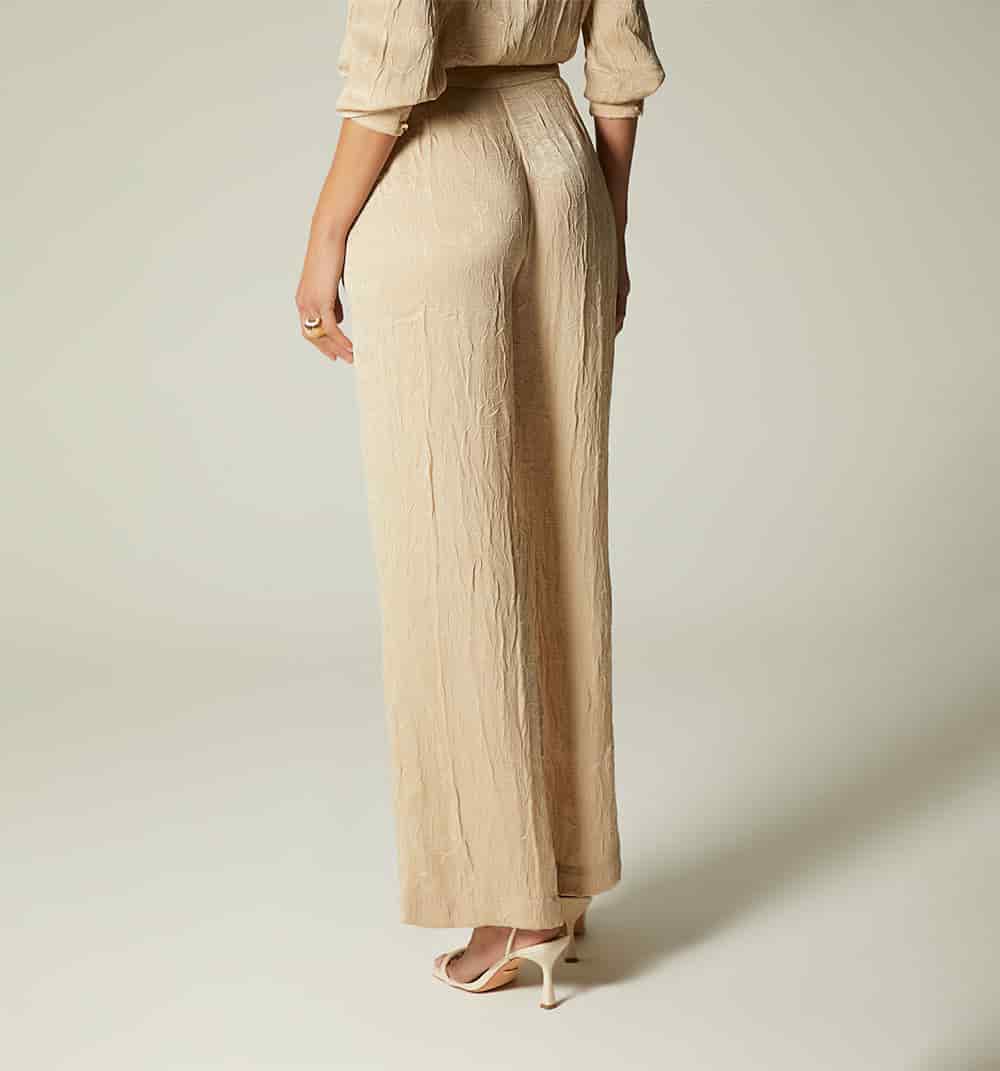 Pantalon palazzo tiro alto - miniatura 16