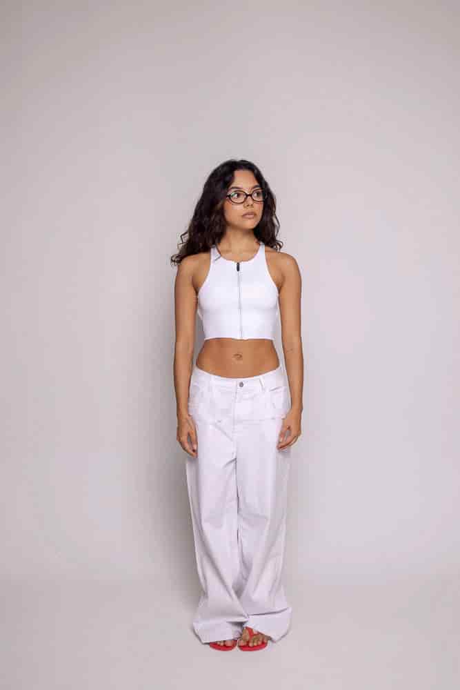 Baggy Motion Dama Blanco - miniatura 2