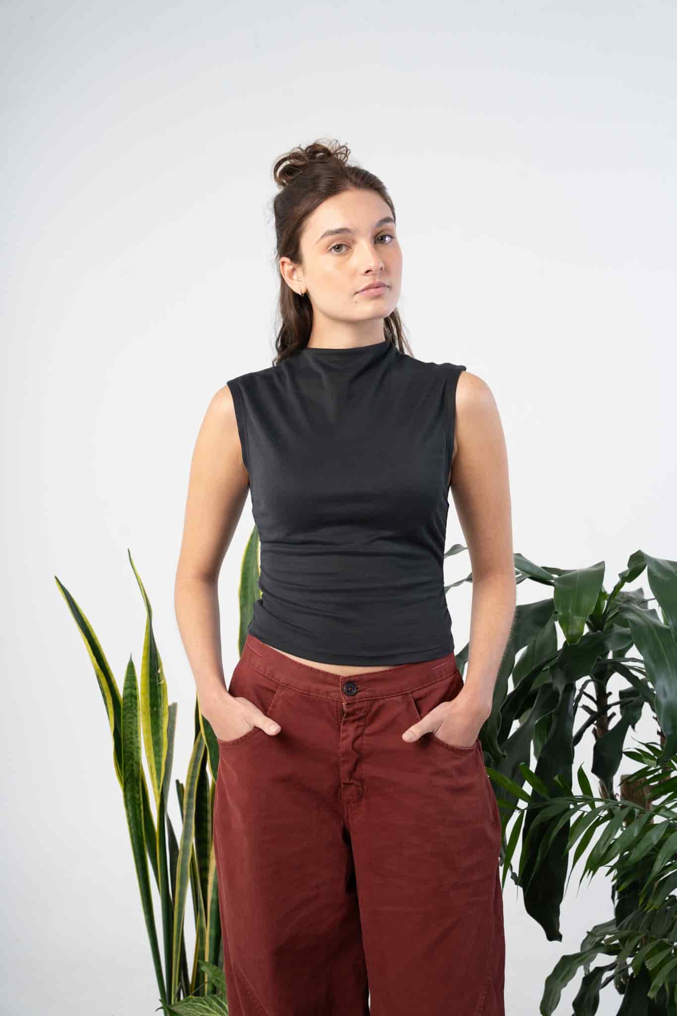 Modal Fitted Tank Top - miniatura 1