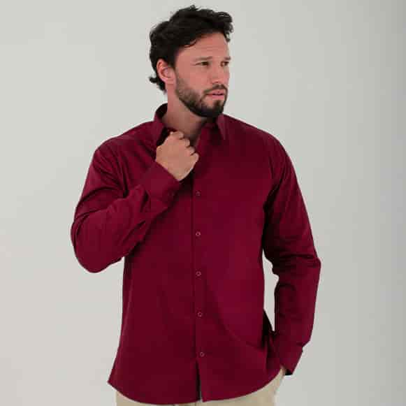 CAMISA ML 100% ALGODON HOMBRE - miniatura 11
