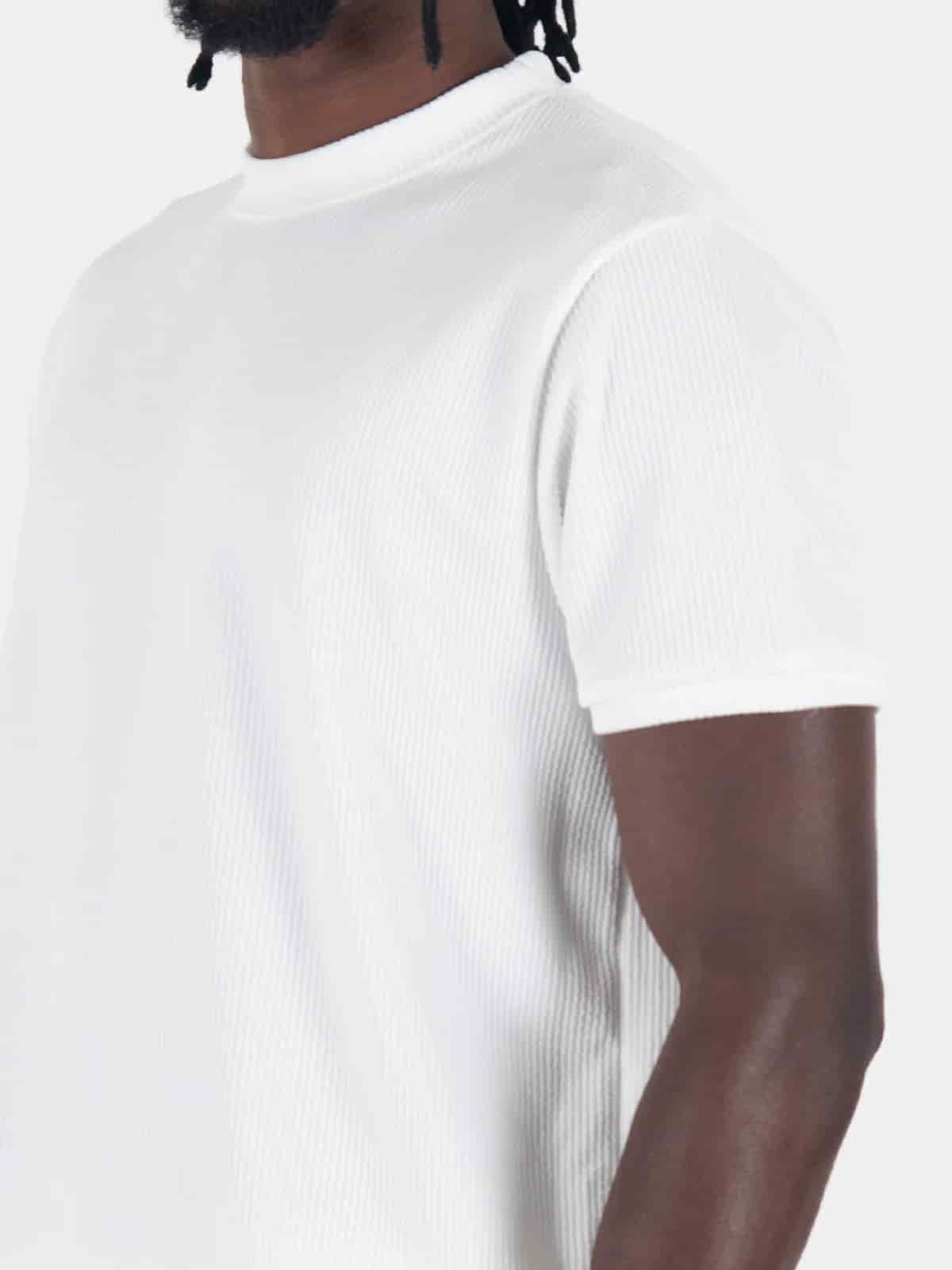 Camiseta hombre atenas slim ivory - miniatura 5