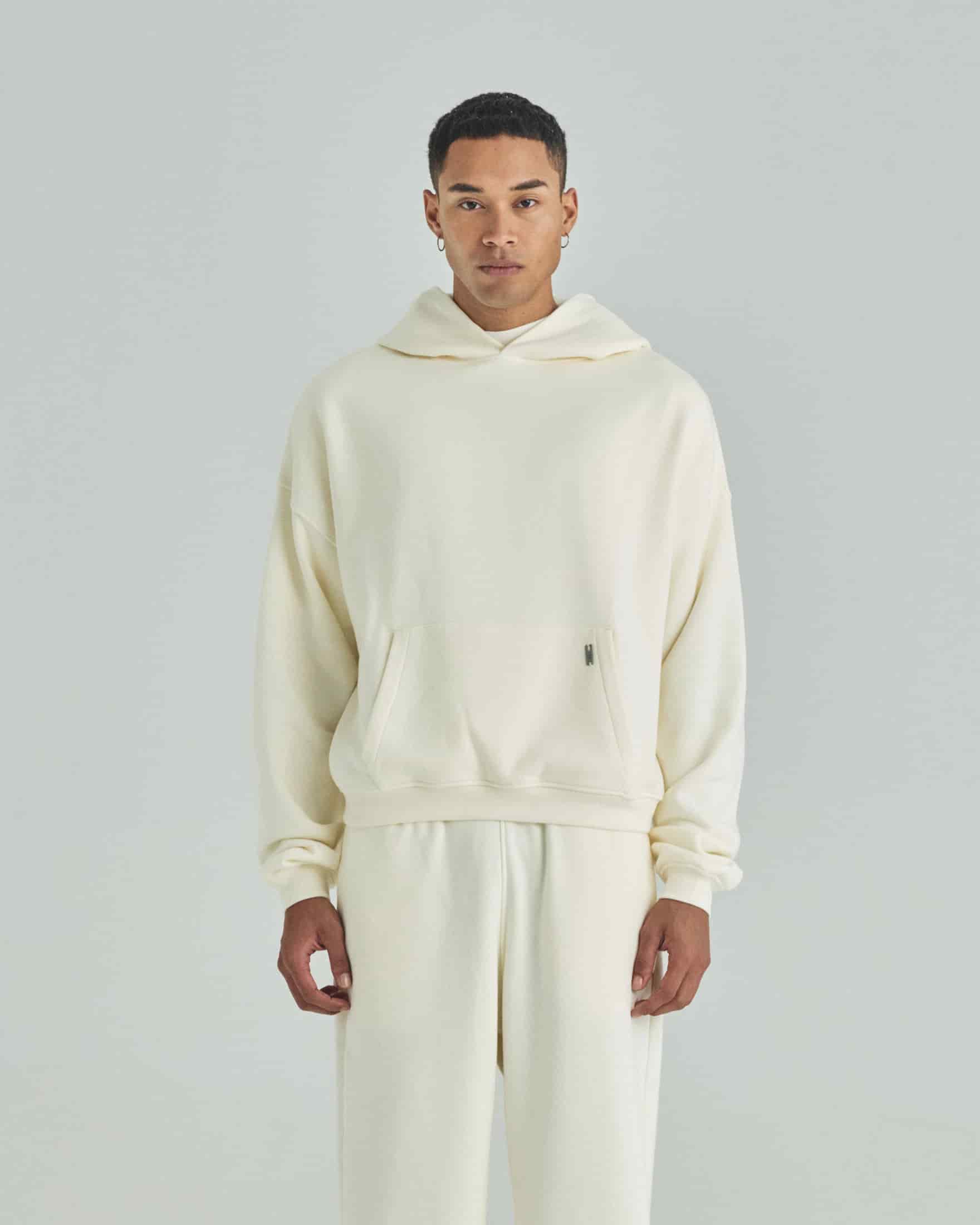 Blanks Boxy Fit Hoodie Cream - miniatura 2