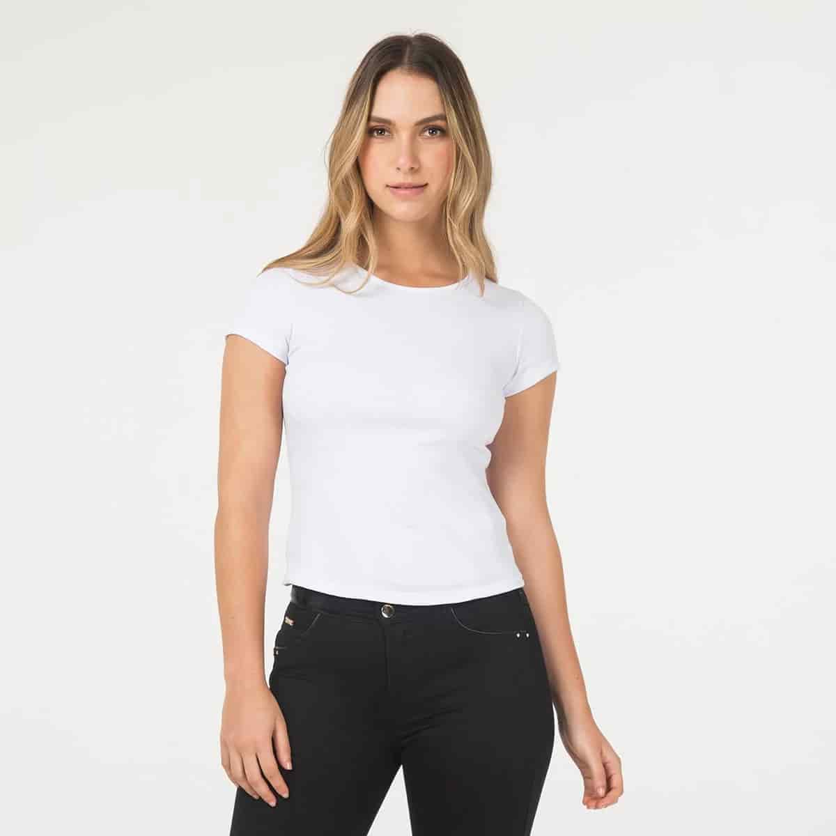 Camiseta Basica Cuello Redondo Melisa - miniatura 7