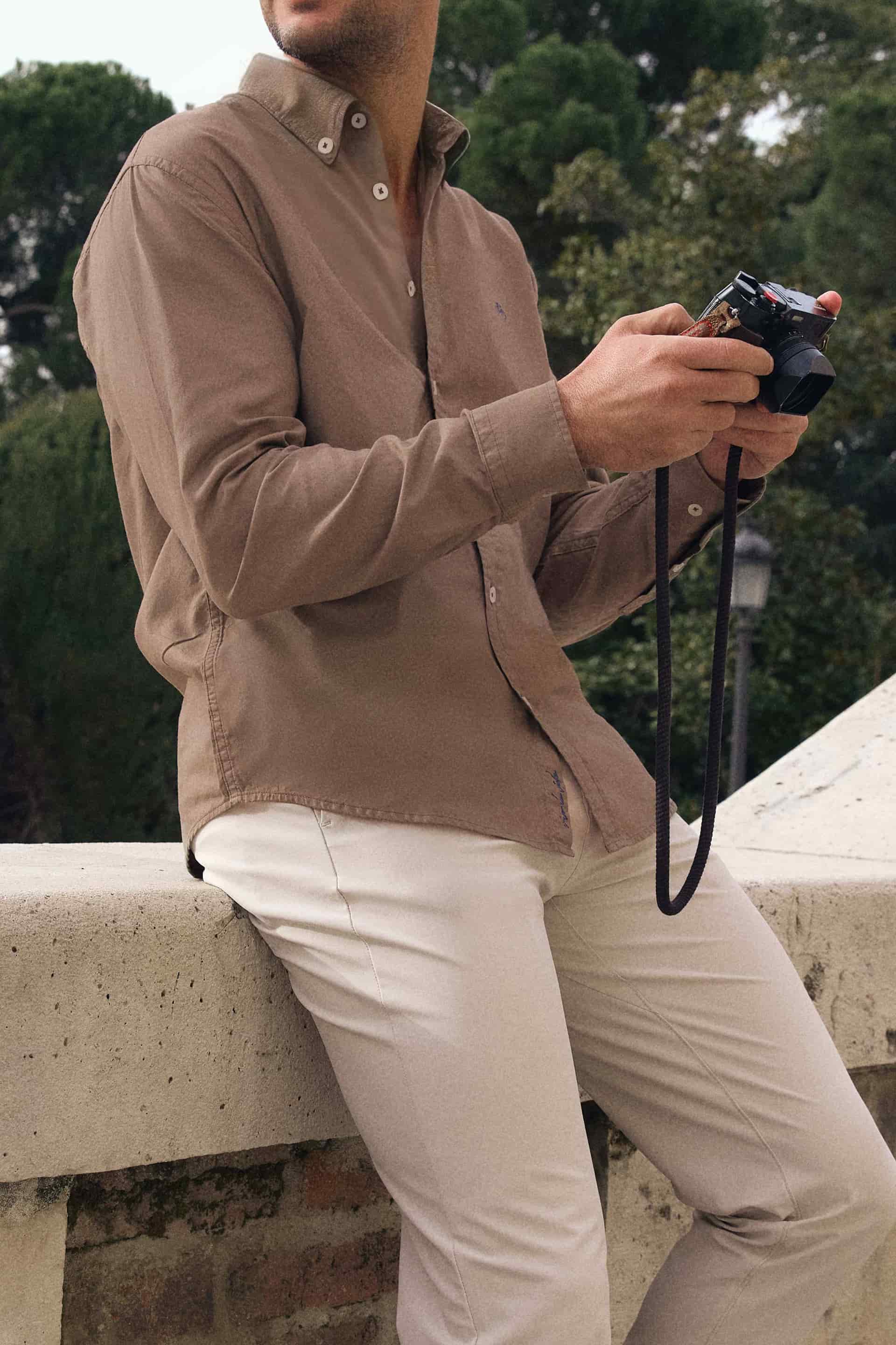 CAMISA OXFORD MOCHA - miniatura 2