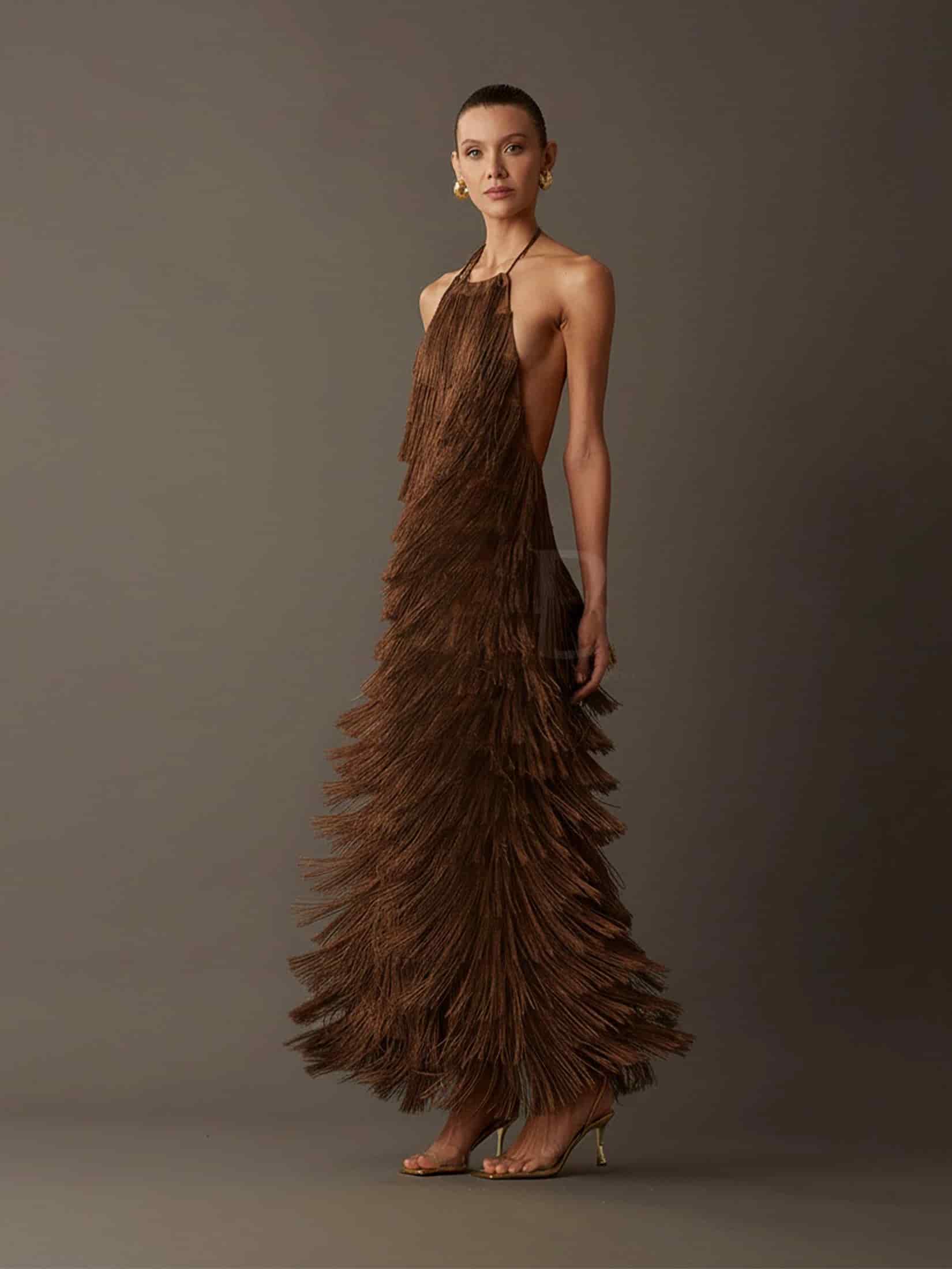 VESTIDO JOYA LARGO - miniatura 3