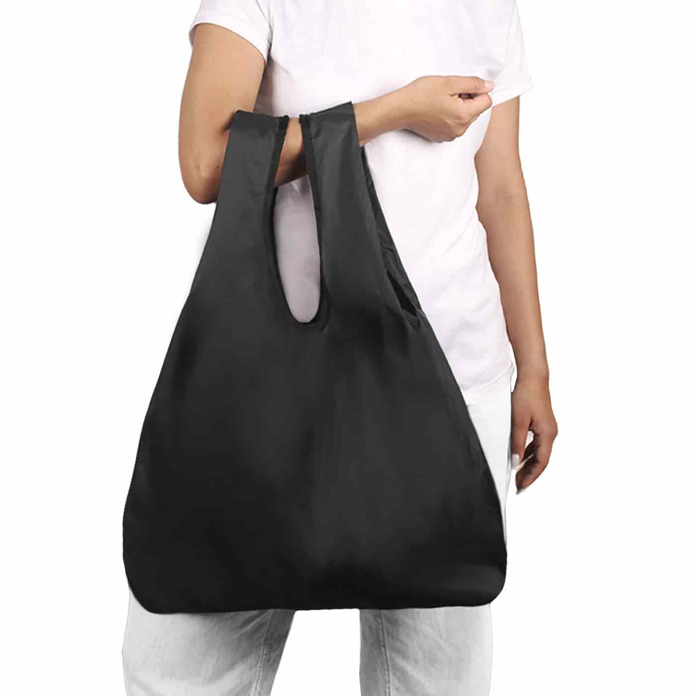 Bolsa Compras Light Negro Citybags - miniatura 8