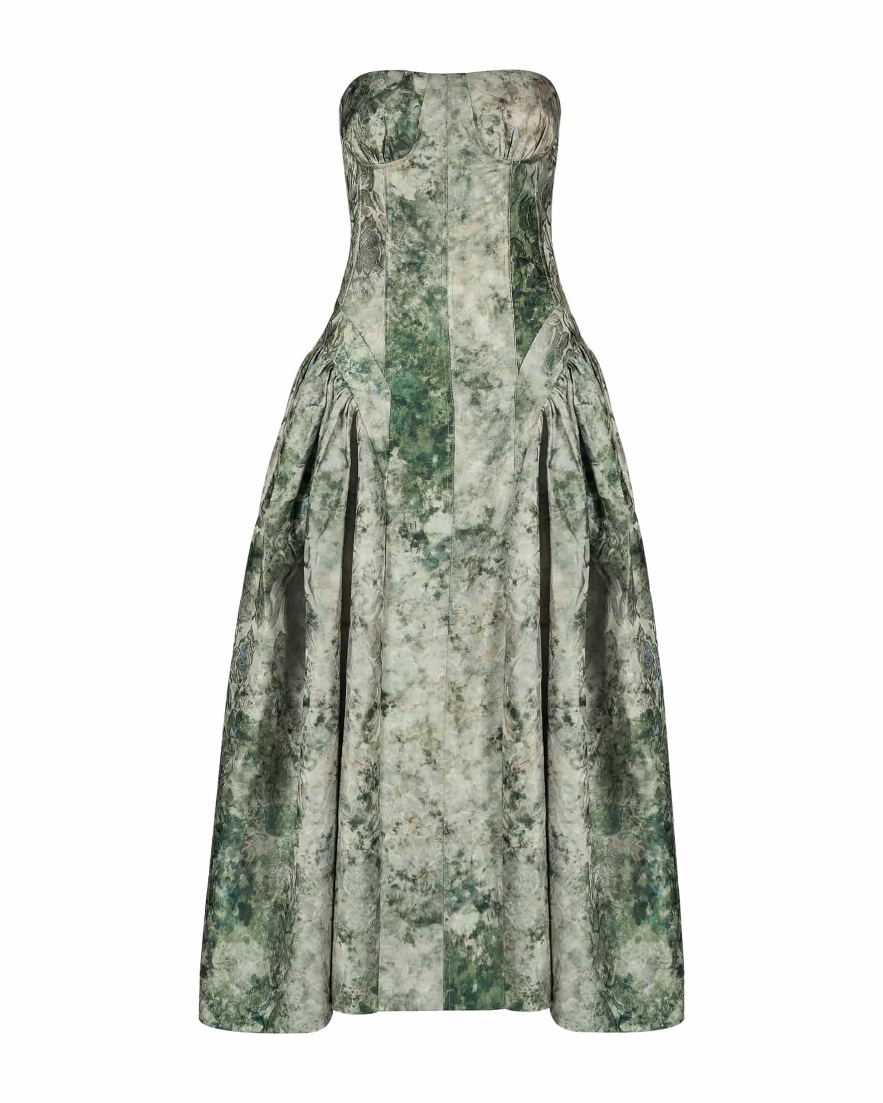 "BEGONIA" MIDI DRESS - miniatura 1