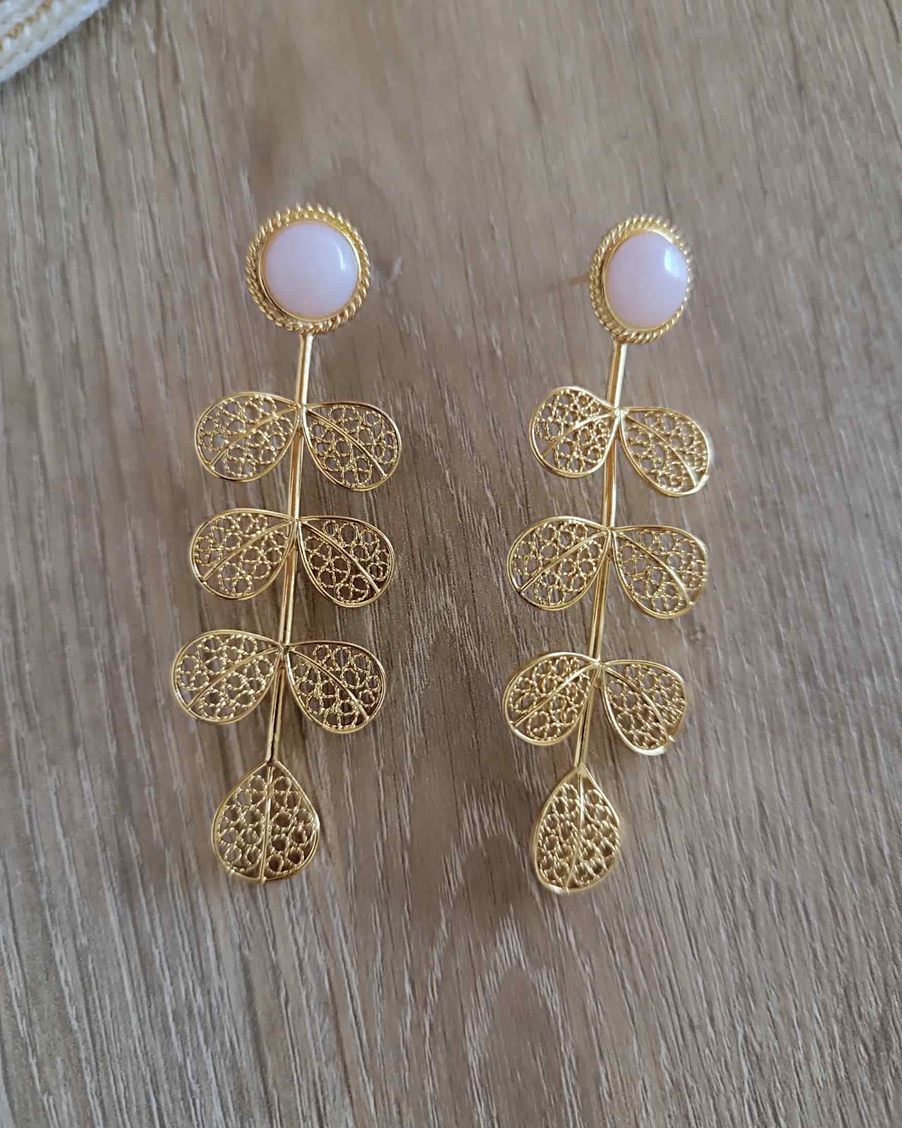 Aretes largos filigrana Hada - miniatura 6